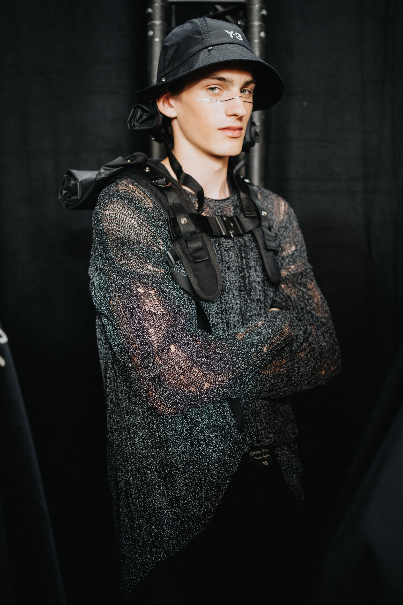 Y-3 Spring 2027 Men's Fashion Show Backstage