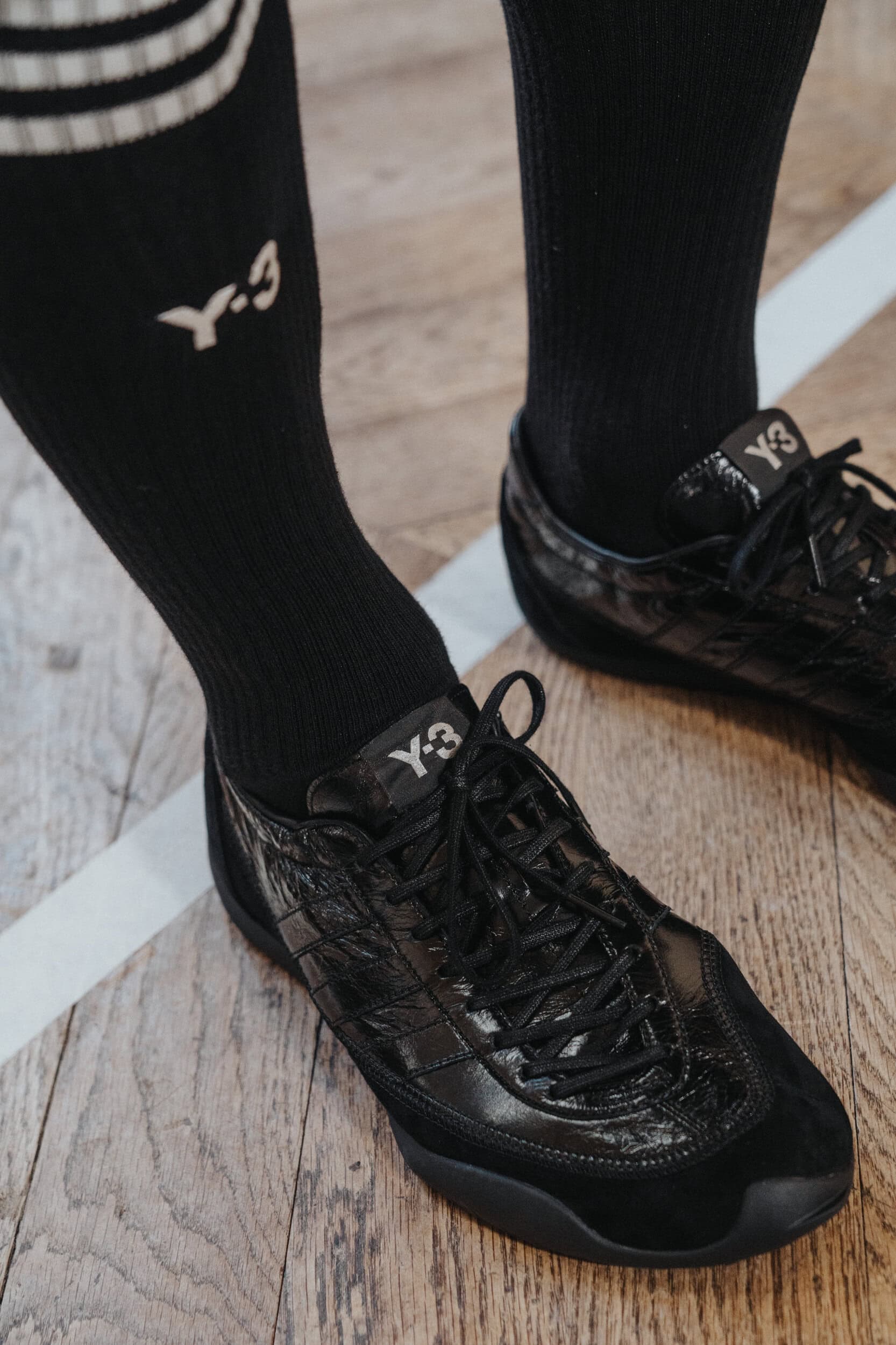 Y-3 Spring 2027 Men's Fashion Show Backstage