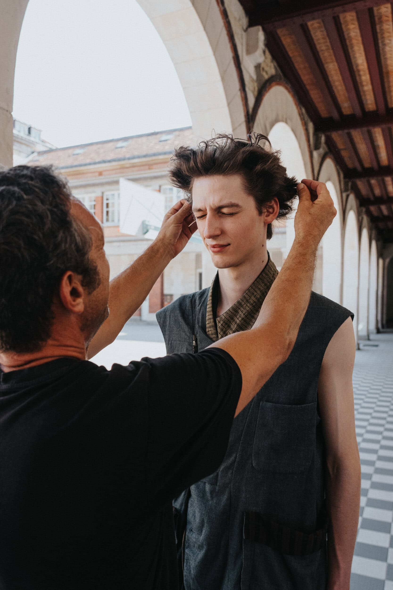 Ziggy Chen Spring 2027 Men's Fashion Show Backstage