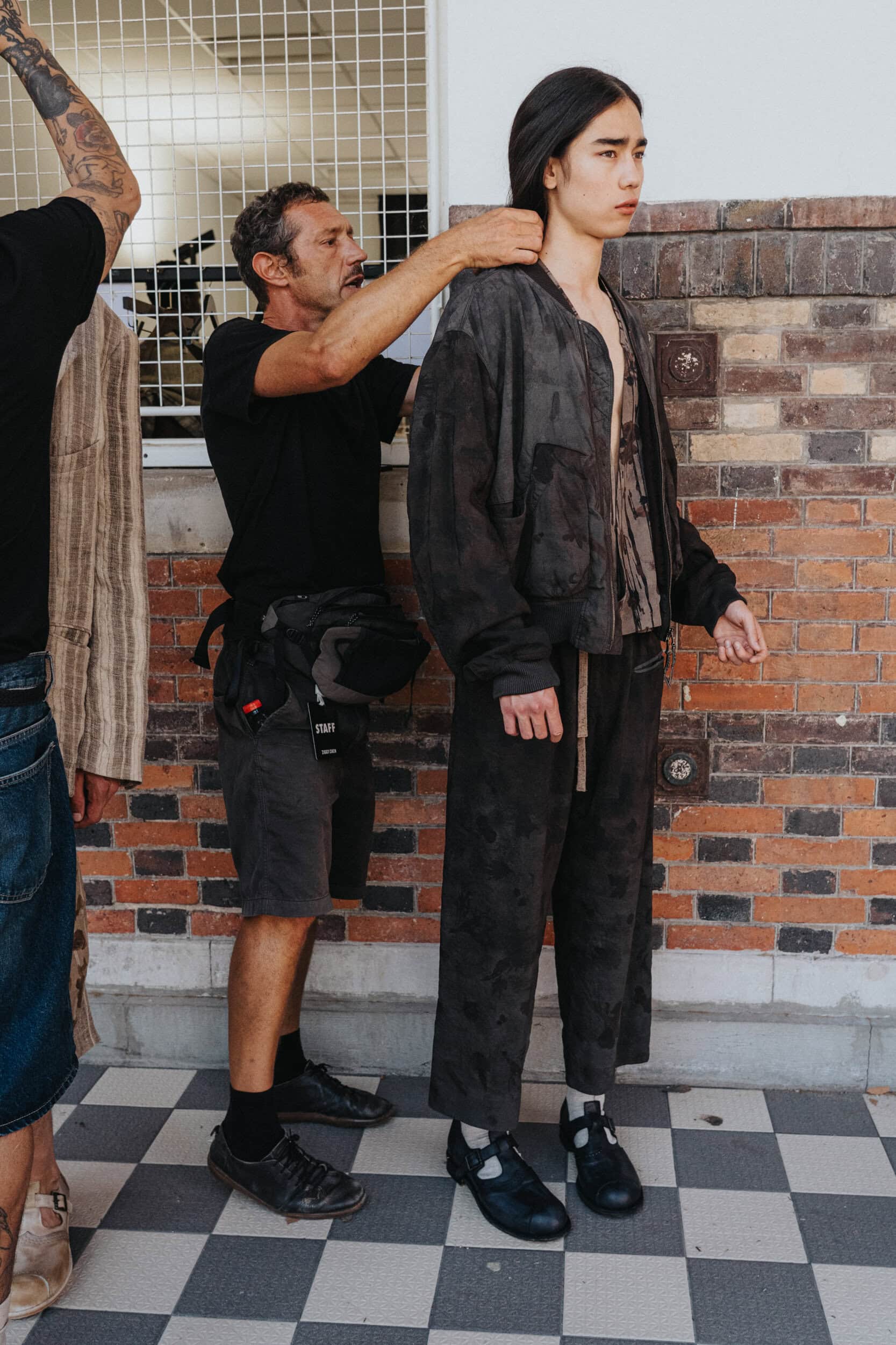 Ziggy Chen Spring 2027 Men's Fashion Show Backstage