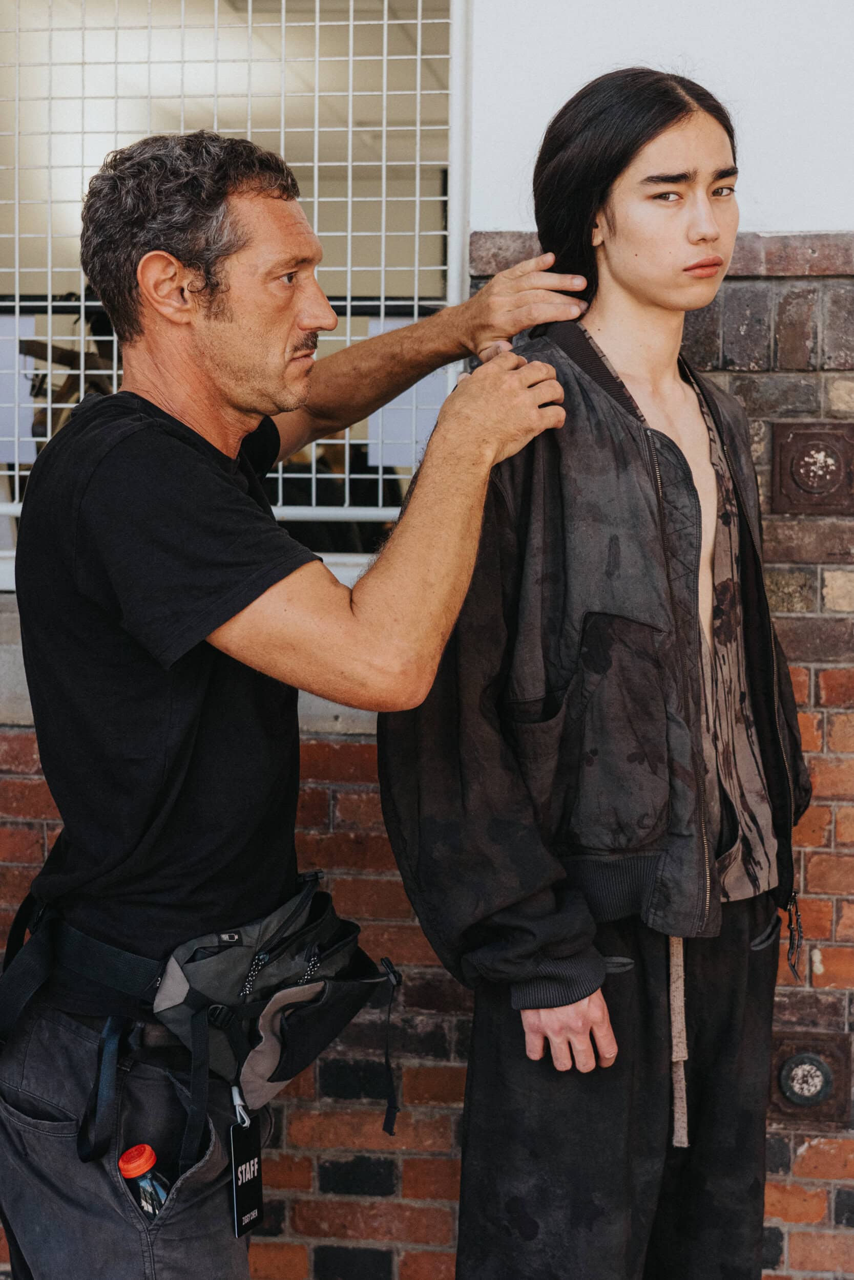 Ziggy Chen Spring 2027 Men's Fashion Show Backstage