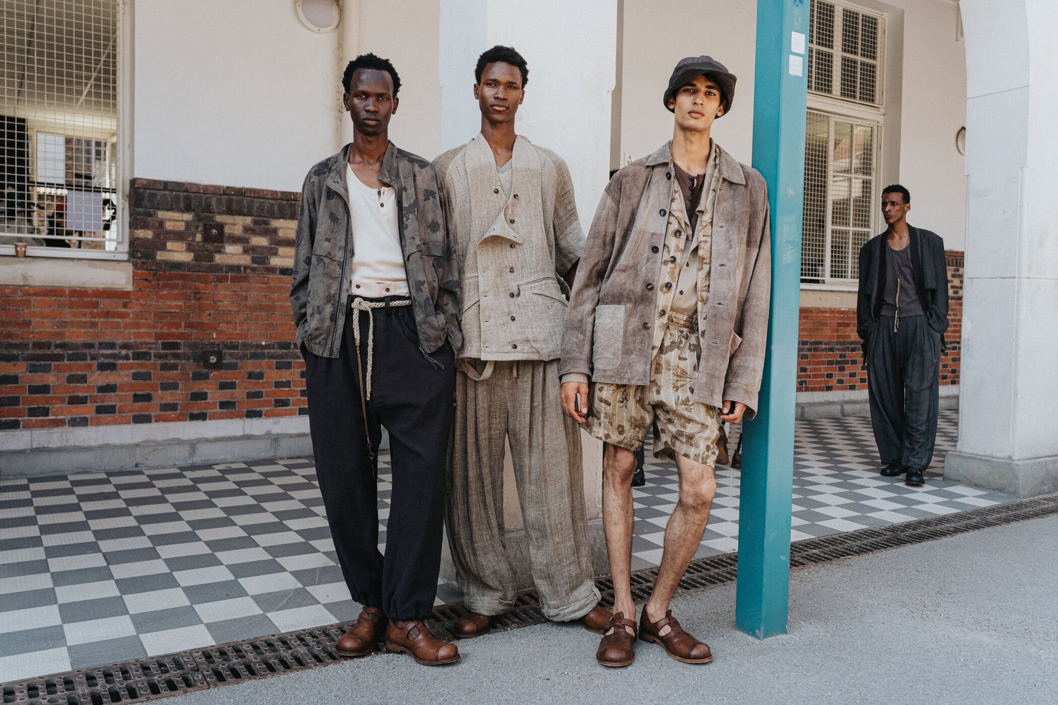Ziggy Chen Spring 2027 Men's Fashion Show Backstage