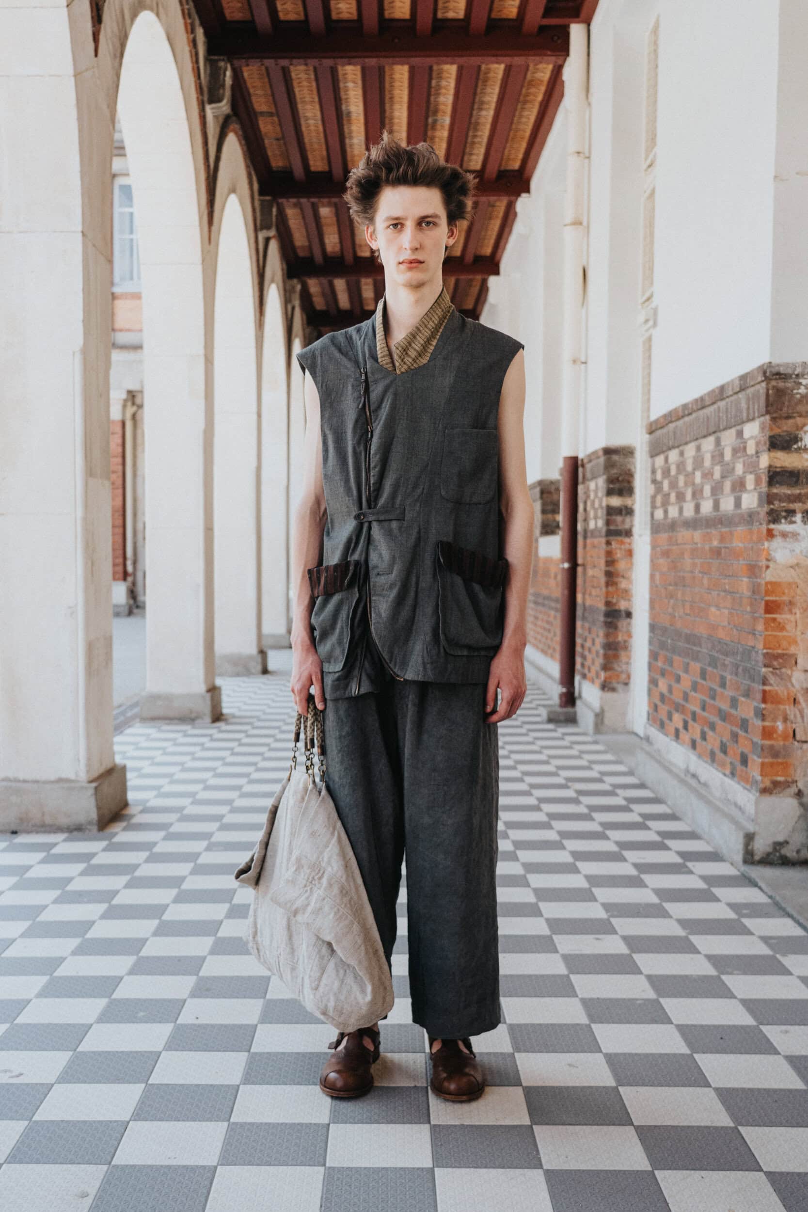 Ziggy Chen Spring 2027 Men's Fashion Show Backstage