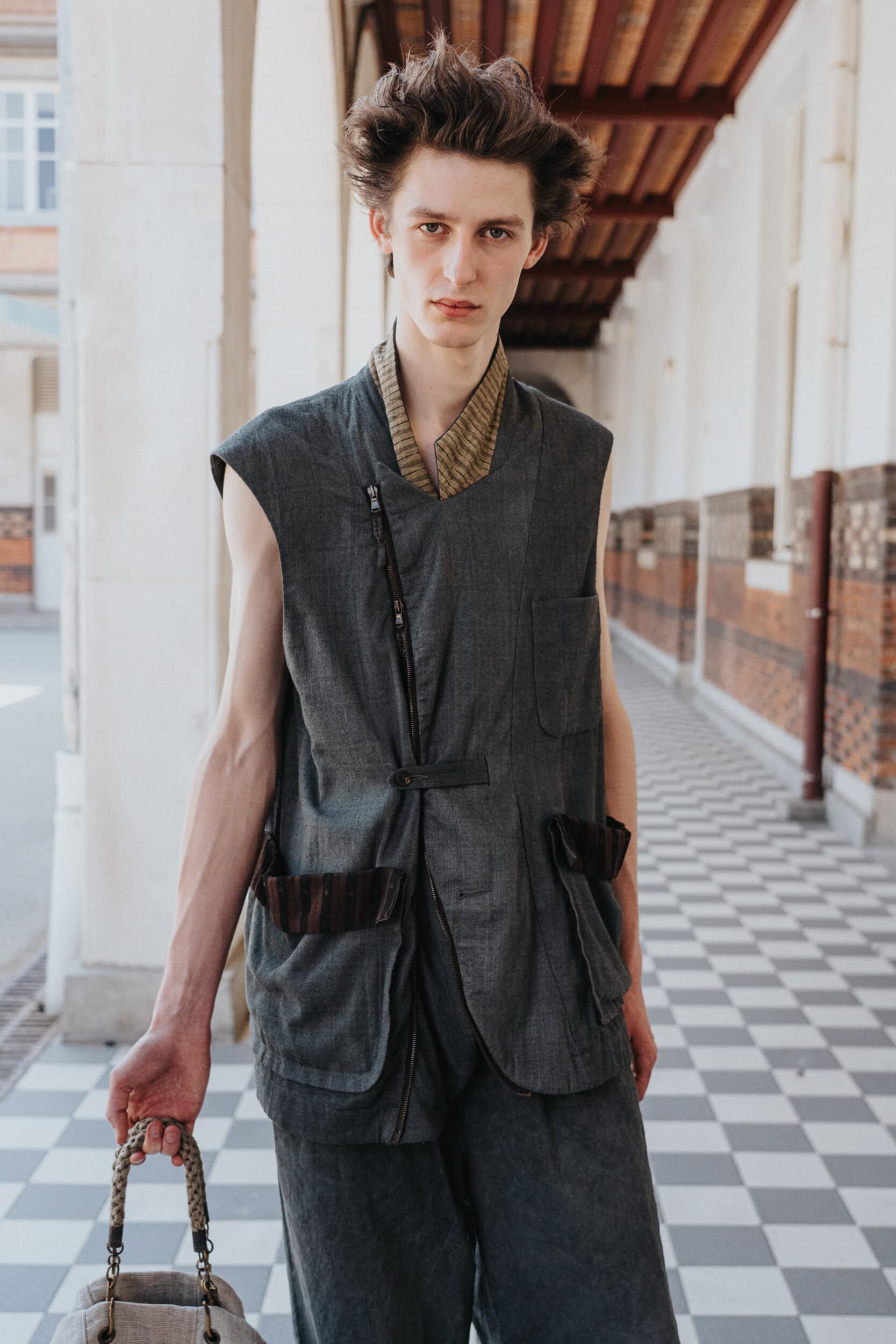 Ziggy Chen Spring 2027 Men's Fashion Show Backstage