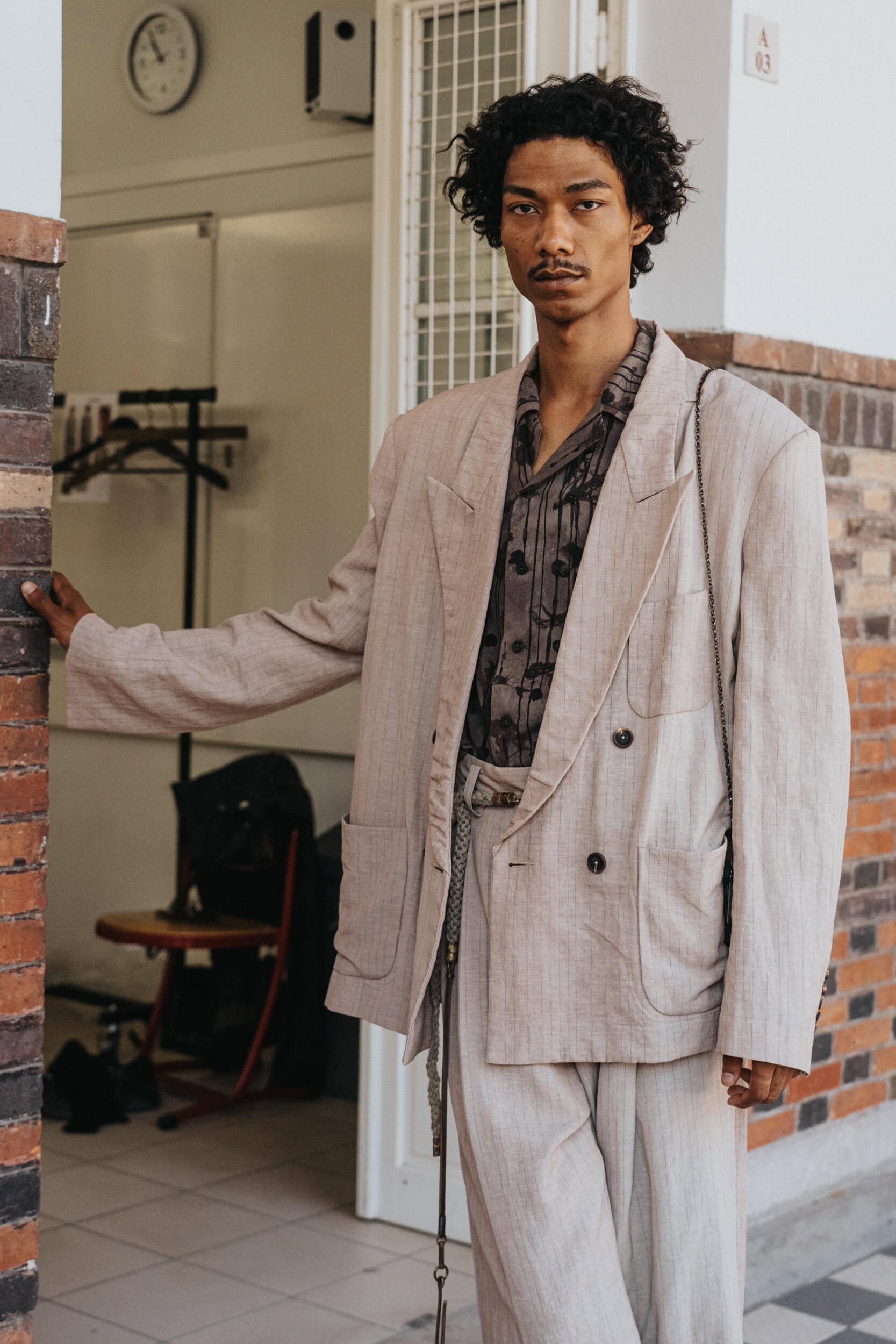 Ziggy Chen Spring 2027 Men's Fashion Show Backstage