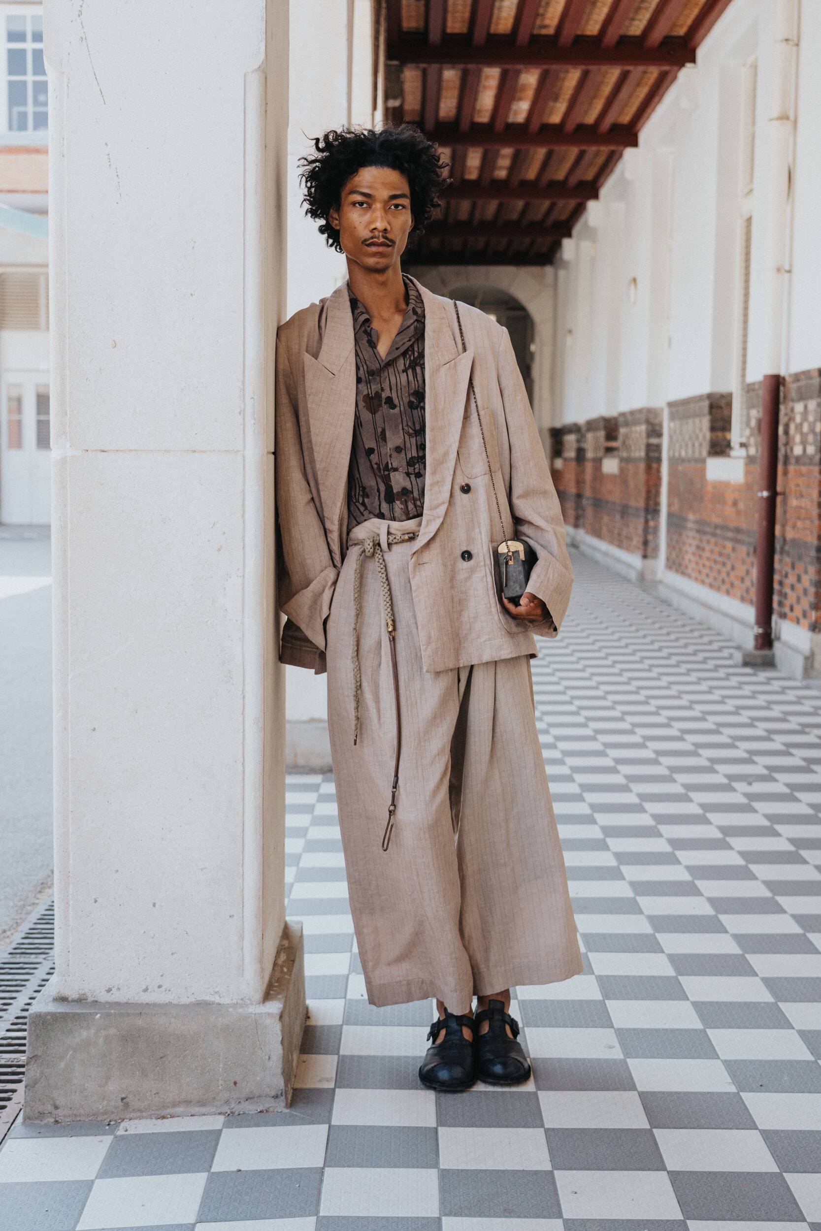 Ziggy Chen Spring 2027 Men's Fashion Show Backstage