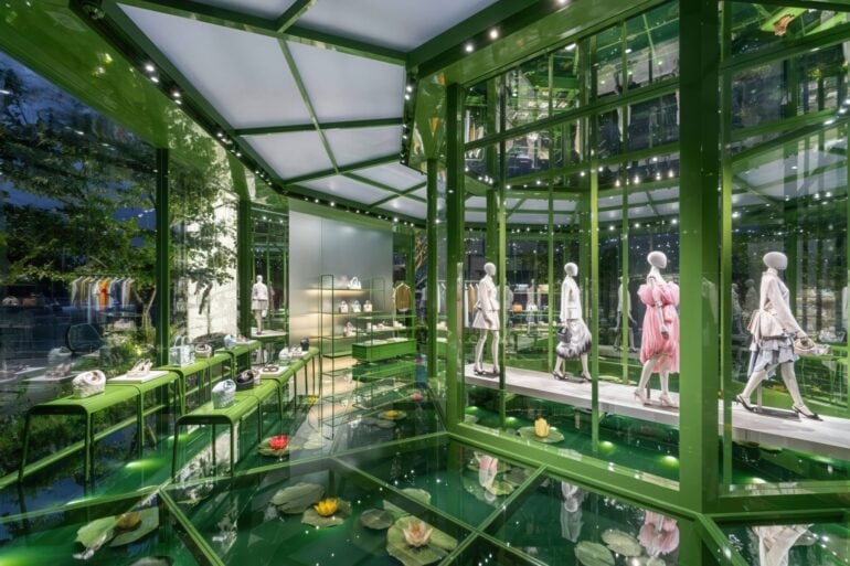 Dior Restages Its Tuileries Runway Set Across Chinese Retail Hubs