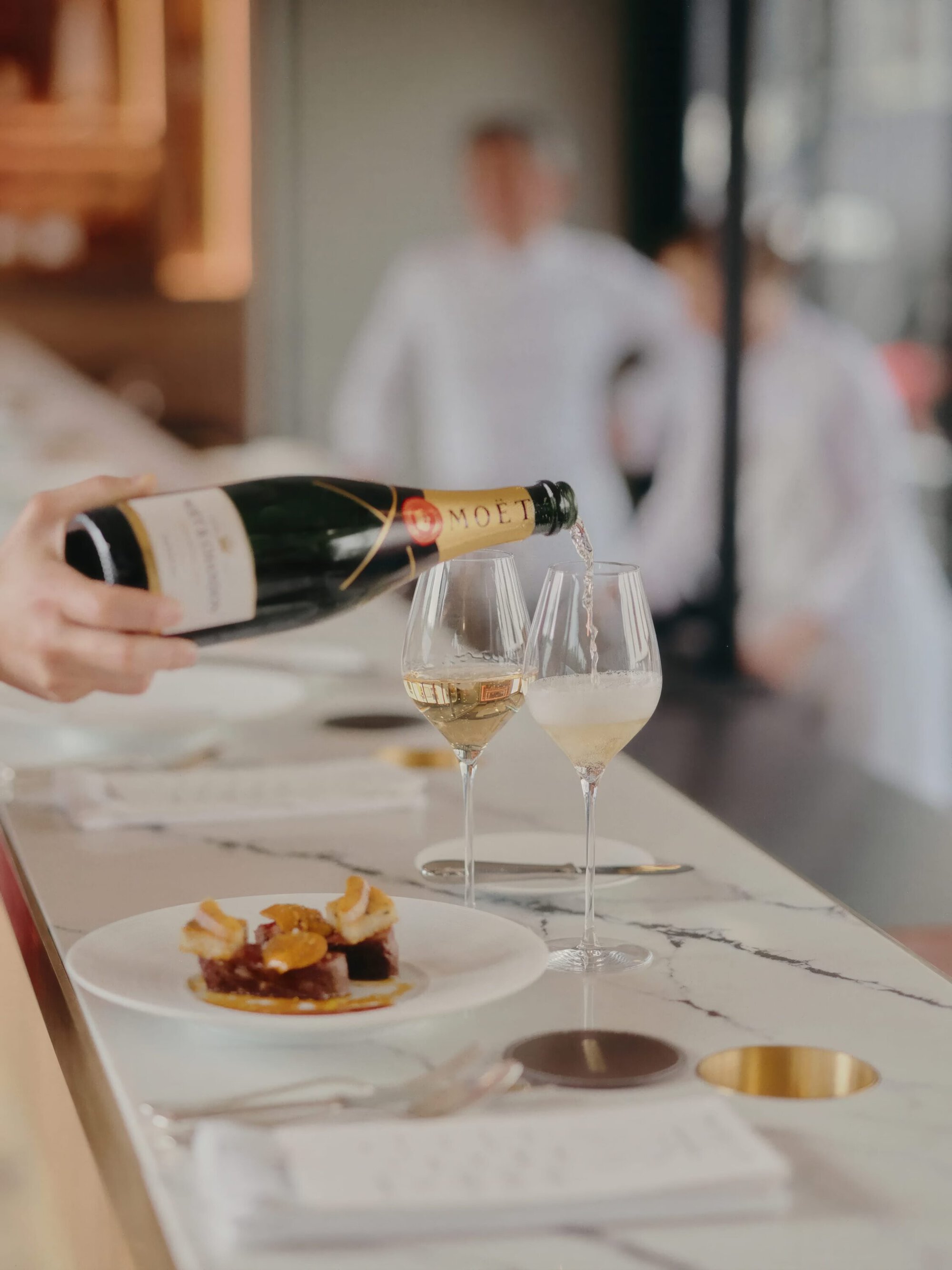 Moët & Chandon Brings Fine Dining to Formula 1