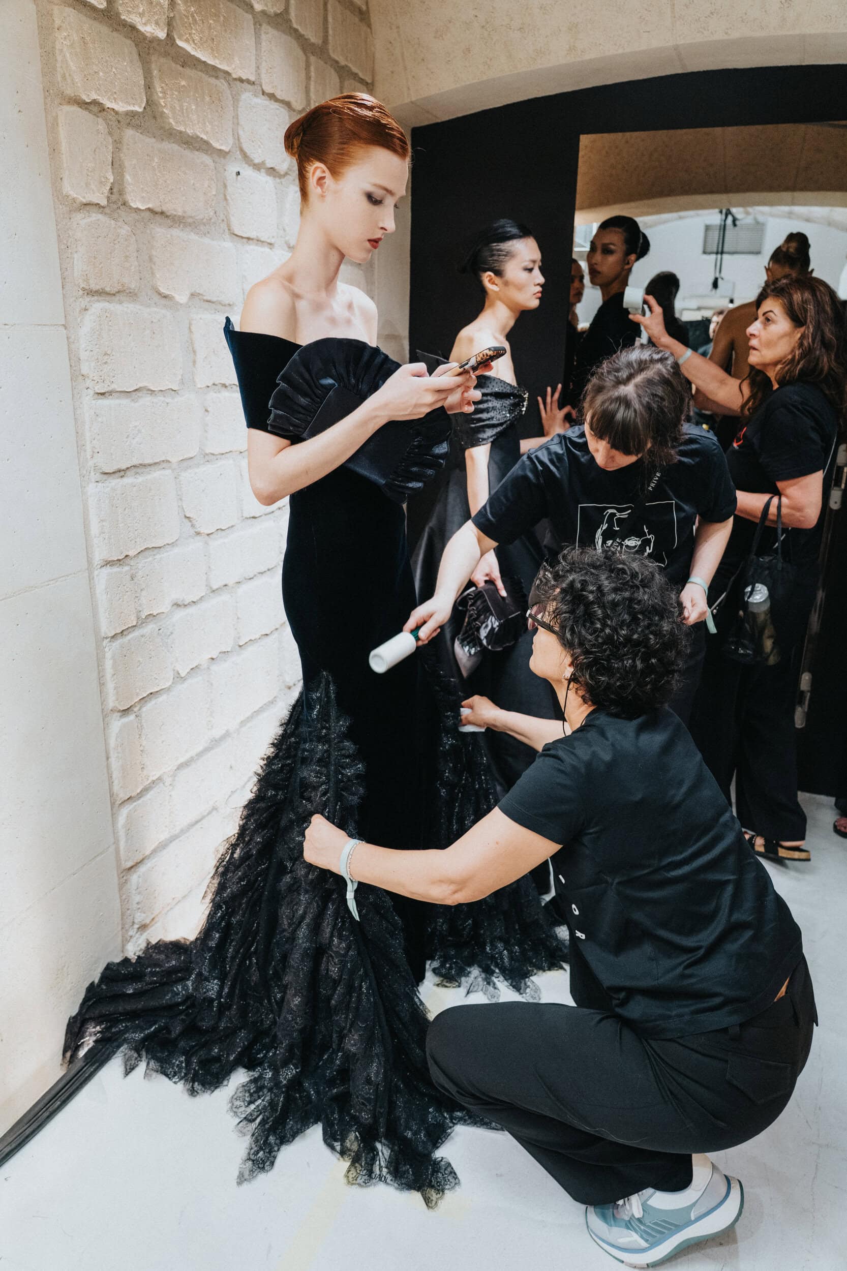 Giorgio Armani Prive Fall 2026 Couture Fashion Show Backstage