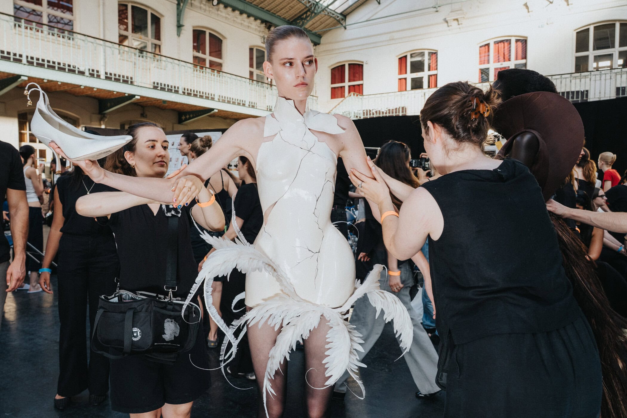 Ashi Studio Fall 2026 Couture Fashion Show Backstage