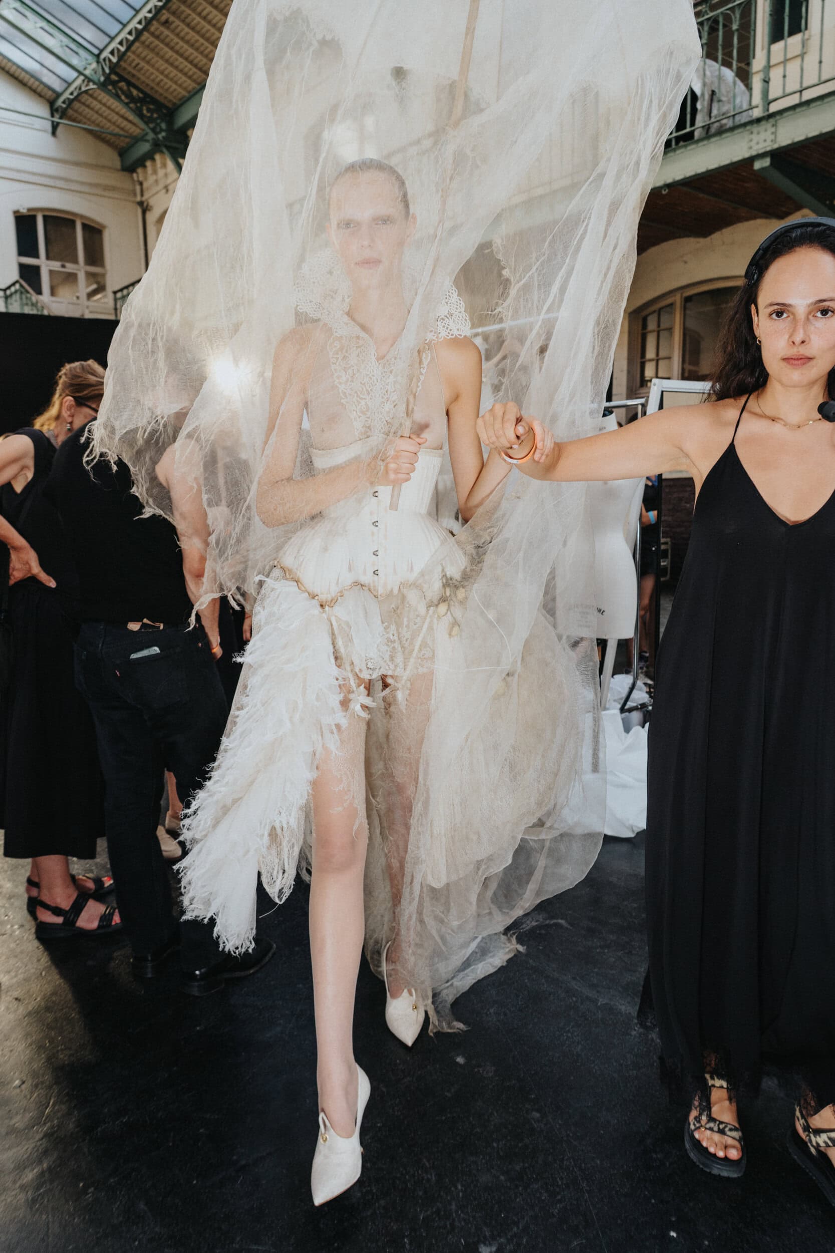 Ashi Studio Fall 2026 Couture Fashion Show Backstage