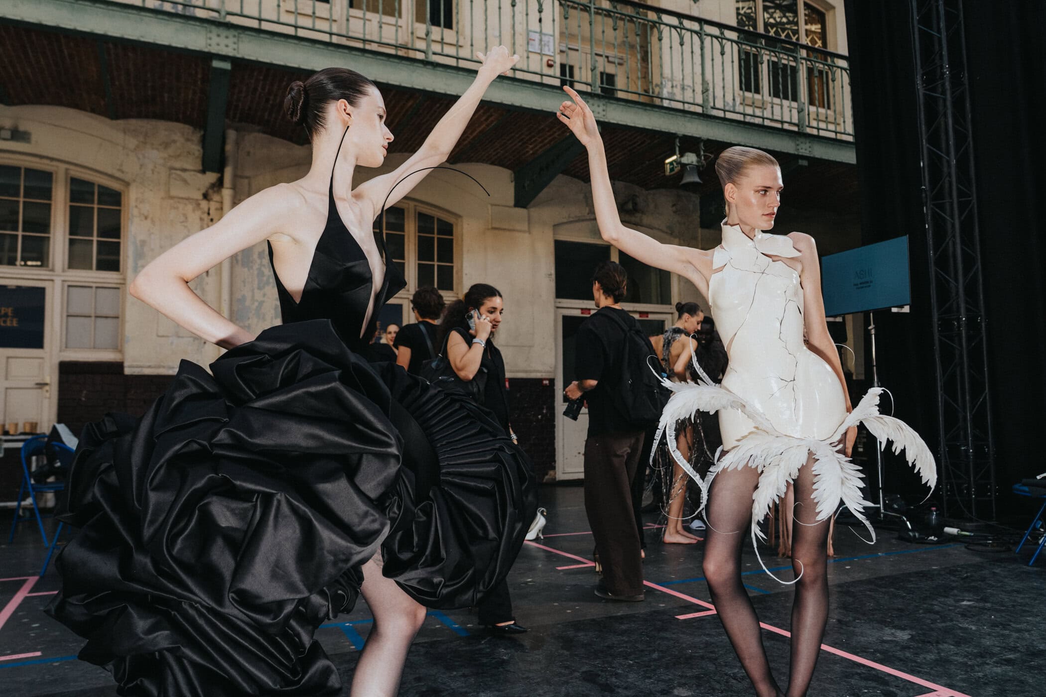 Ashi Studio Fall 2026 Couture Fashion Show Backstage