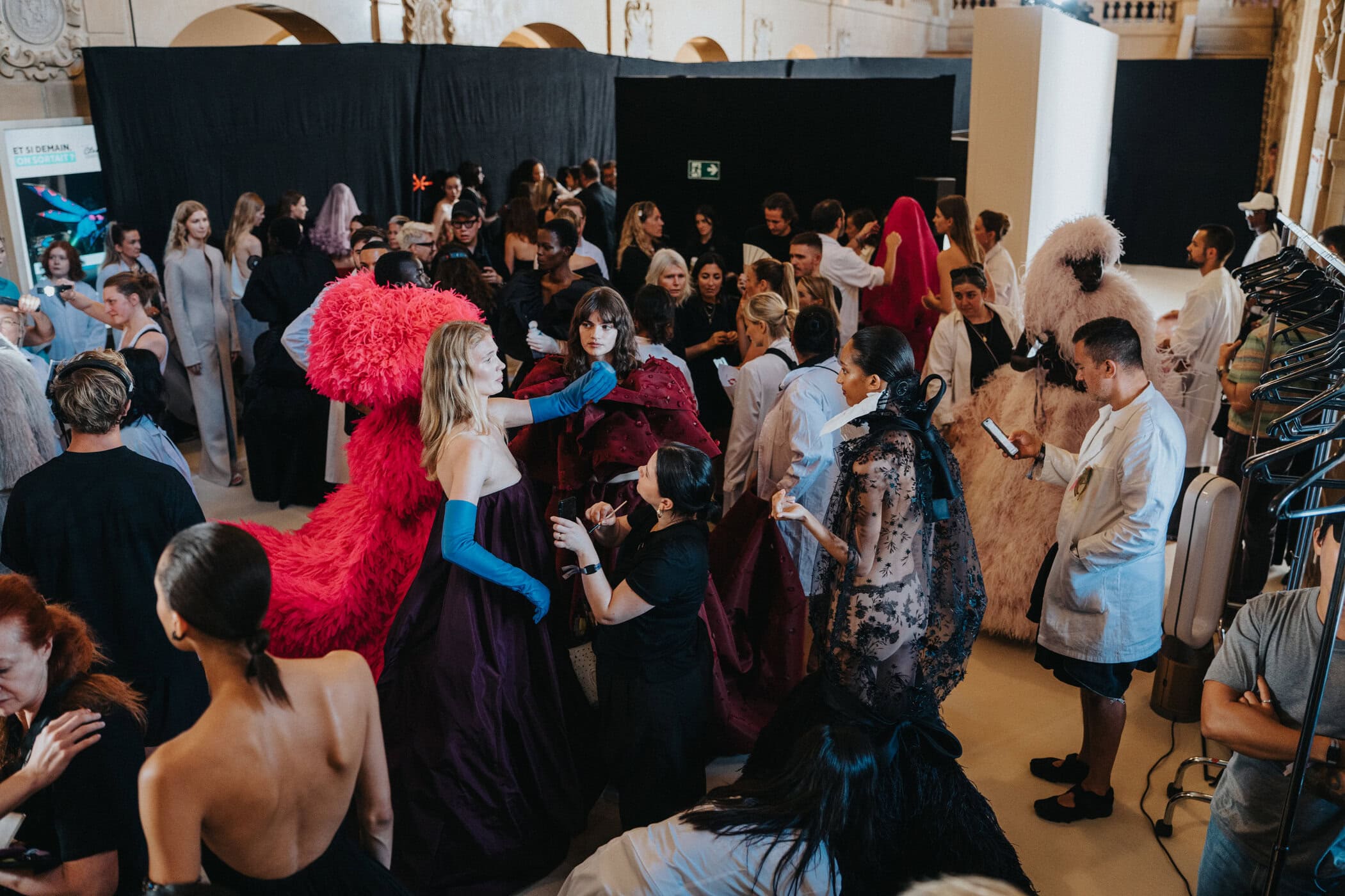 Balenciaga Fall 2026 Couture Fashion Show Backstage