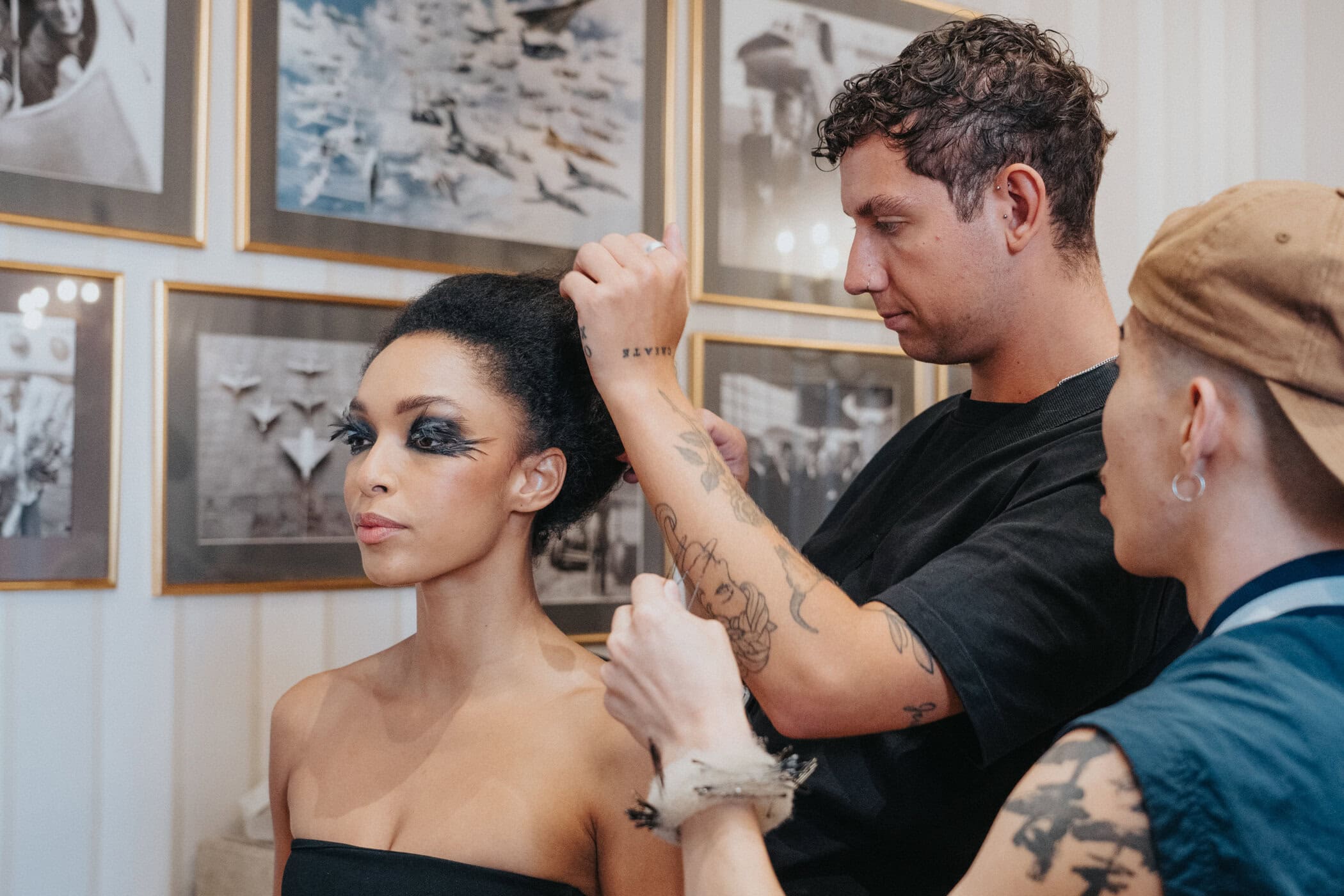 Imane Ayissi Fall 2026 Couture Fashion Show Backstage
