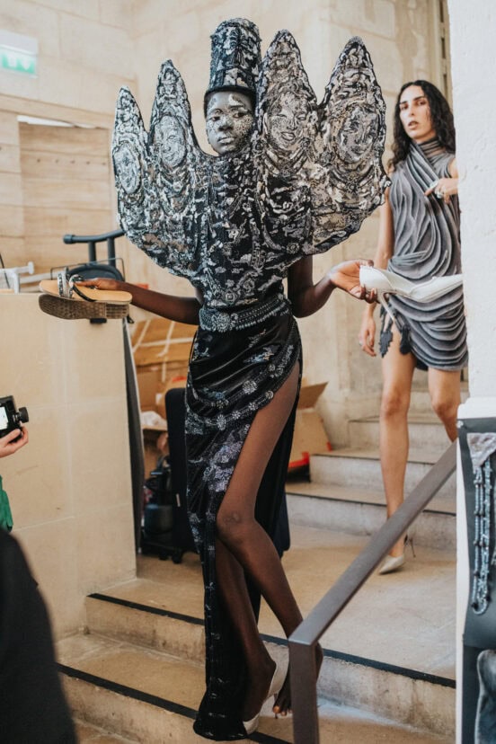 Rahul Mishra Fall 2026 Couture Fashion Show Backstage
