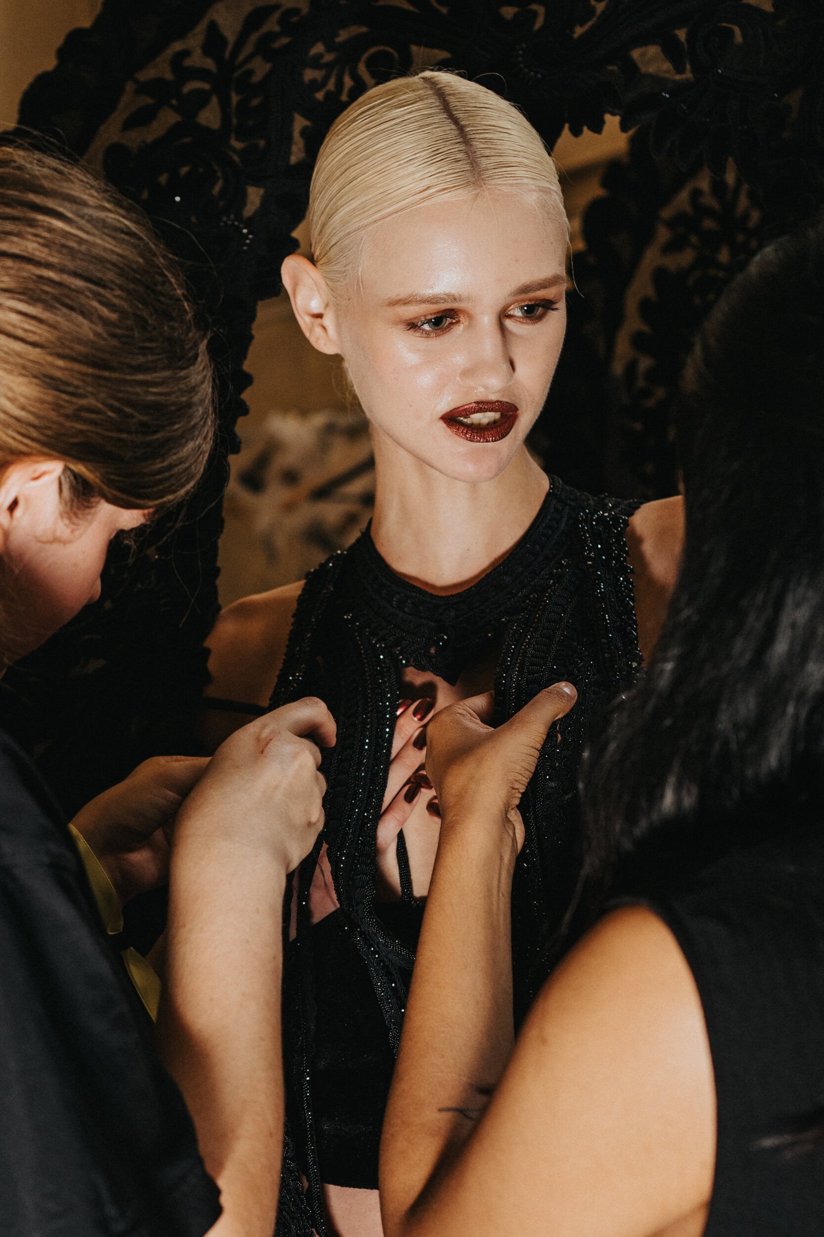 Rahul Mishra Fall 2026 Couture Fashion Show Backstage