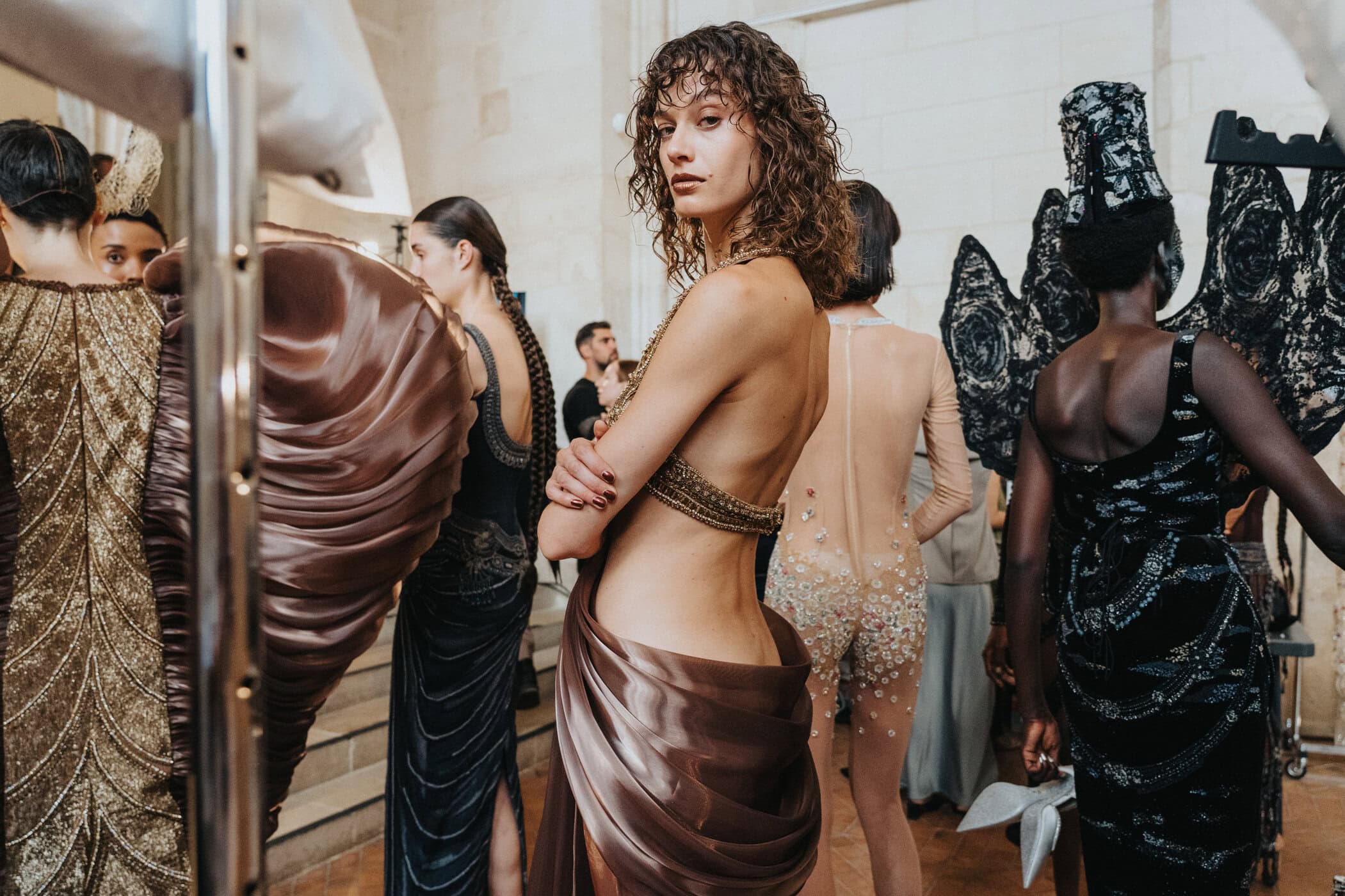 Rahul Mishra Fall 2026 Couture Fashion Show Backstage