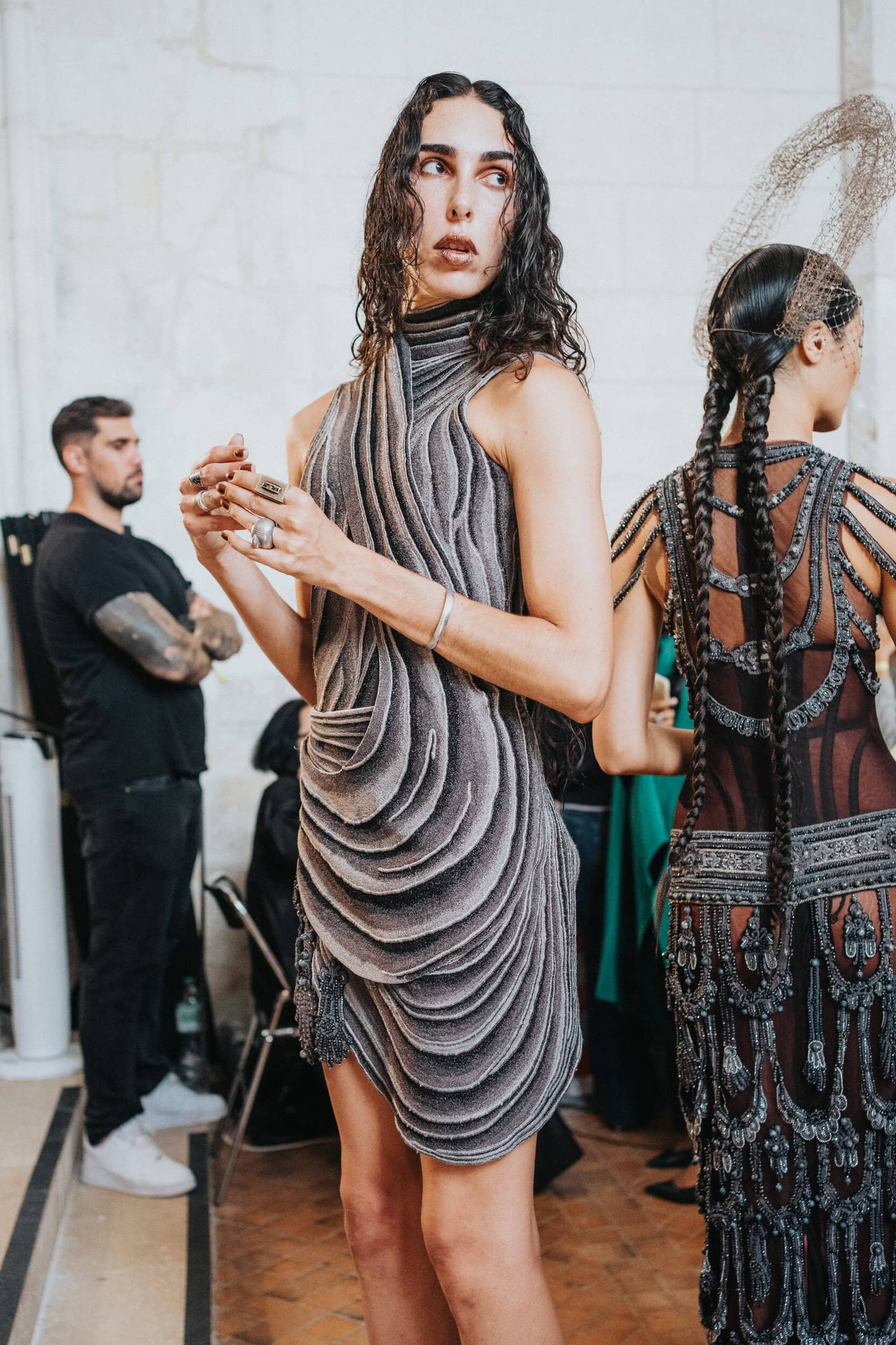 Rahul Mishra Fall 2026 Couture Fashion Show Backstage