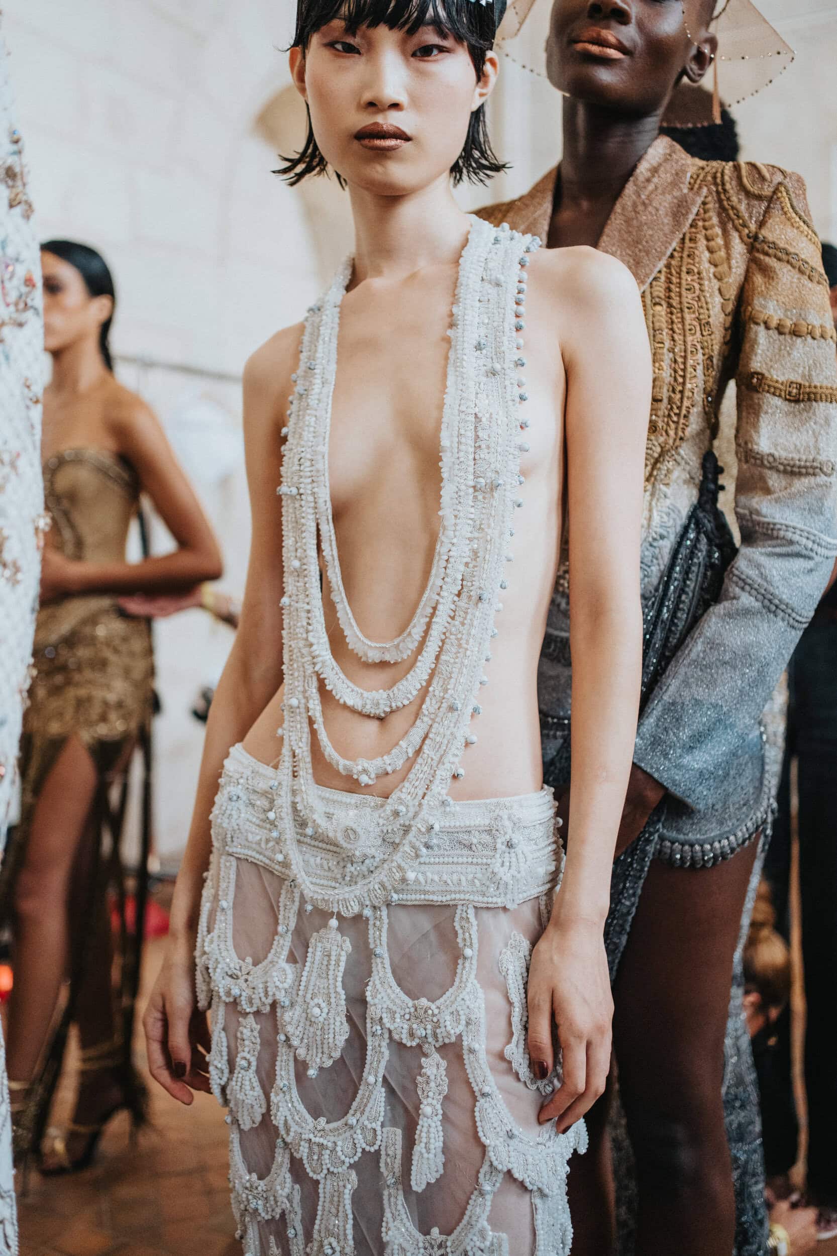 Rahul Mishra Fall 2026 Couture Fashion Show Backstage