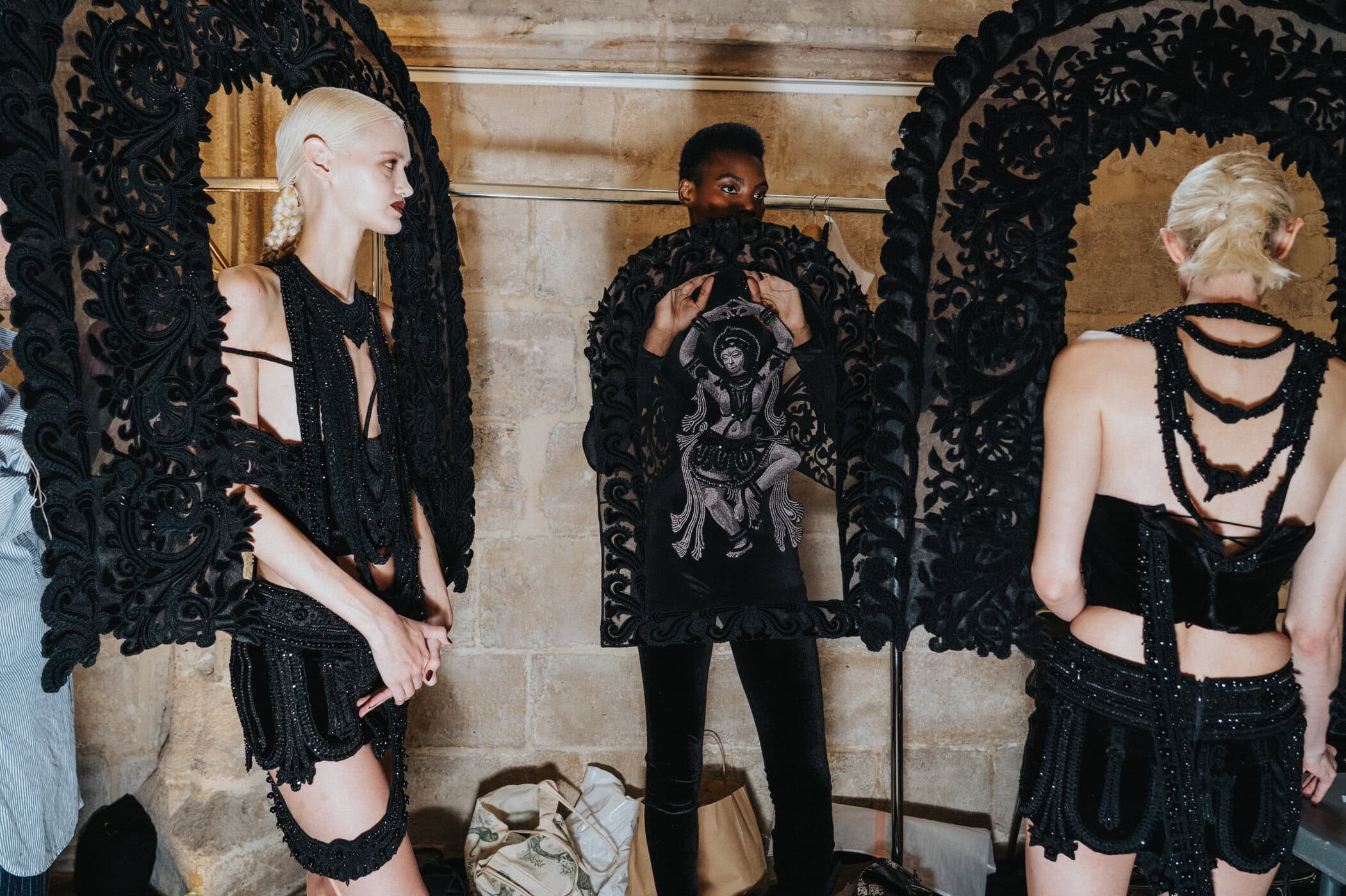 Rahul Mishra Fall 2026 Couture Fashion Show Backstage