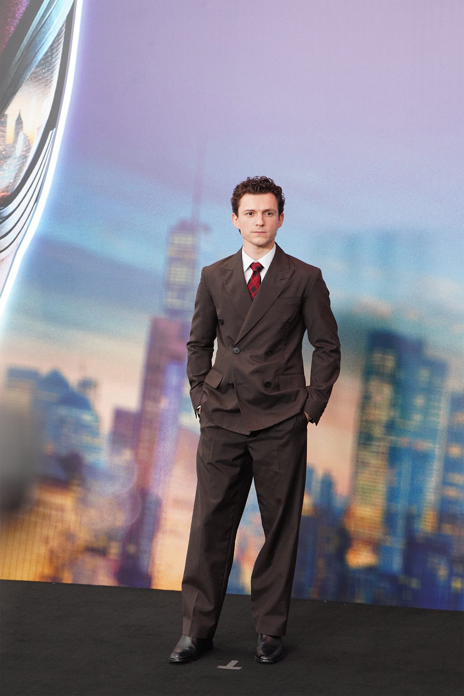Tom Holland wears Prada at "Spider-Man: Brand New Day" Première