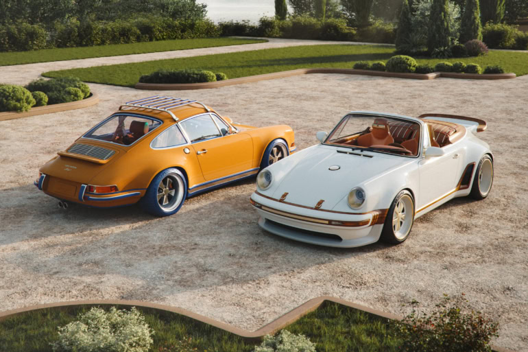 Louis Vuitton and Singer Reimagine Two Porsche 911s