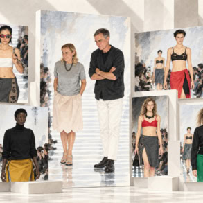 Prada Spring 2027 Fashion Show Miuccia Prada and Raf Simons