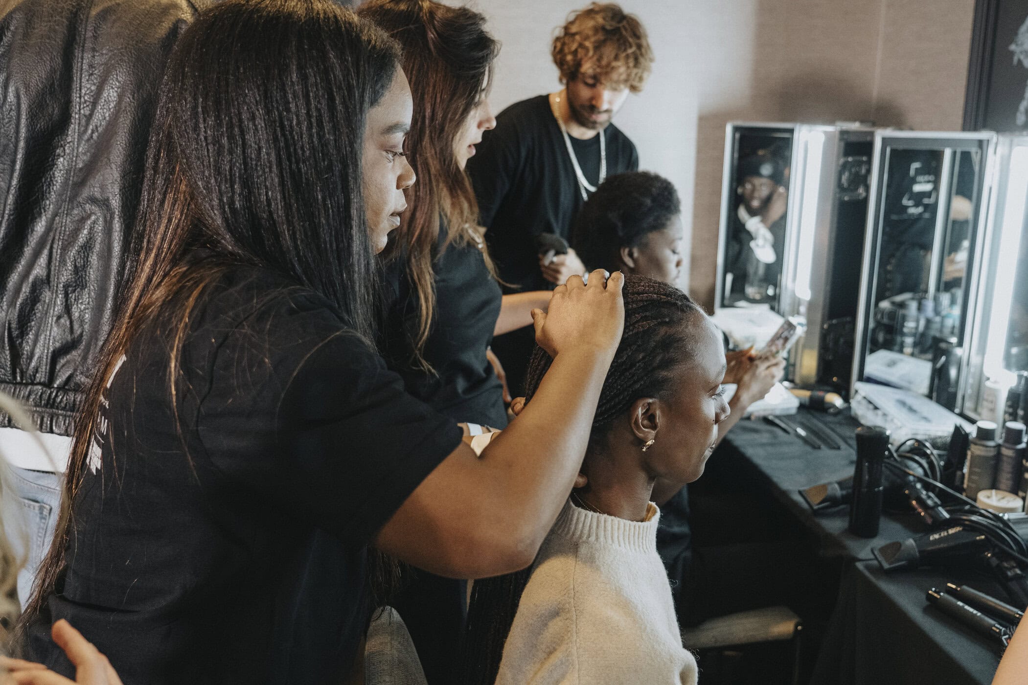 Ahluwalia Spring 2027 Fashion Show Backstage