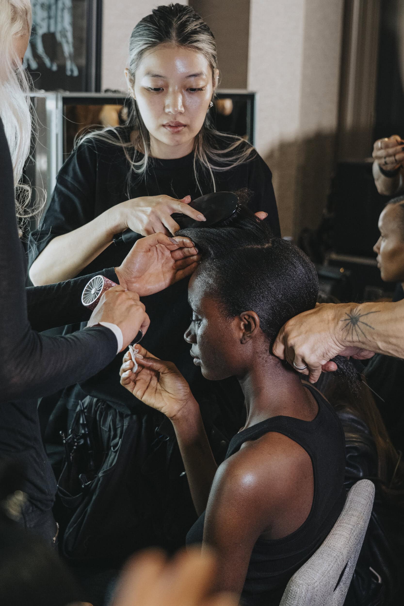 Ahluwalia Spring 2027 Fashion Show Backstage