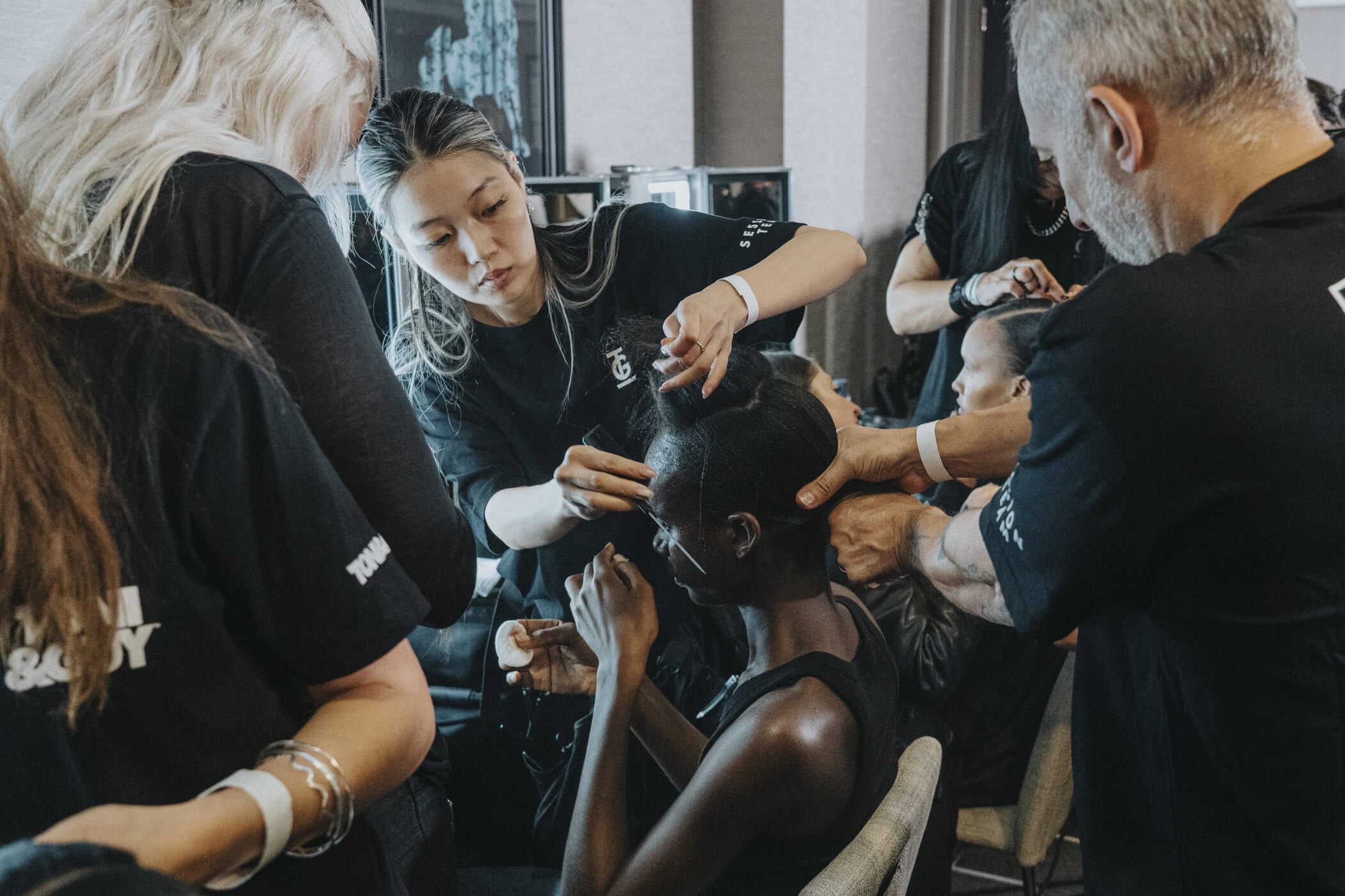 Ahluwalia Spring 2027 Fashion Show Backstage