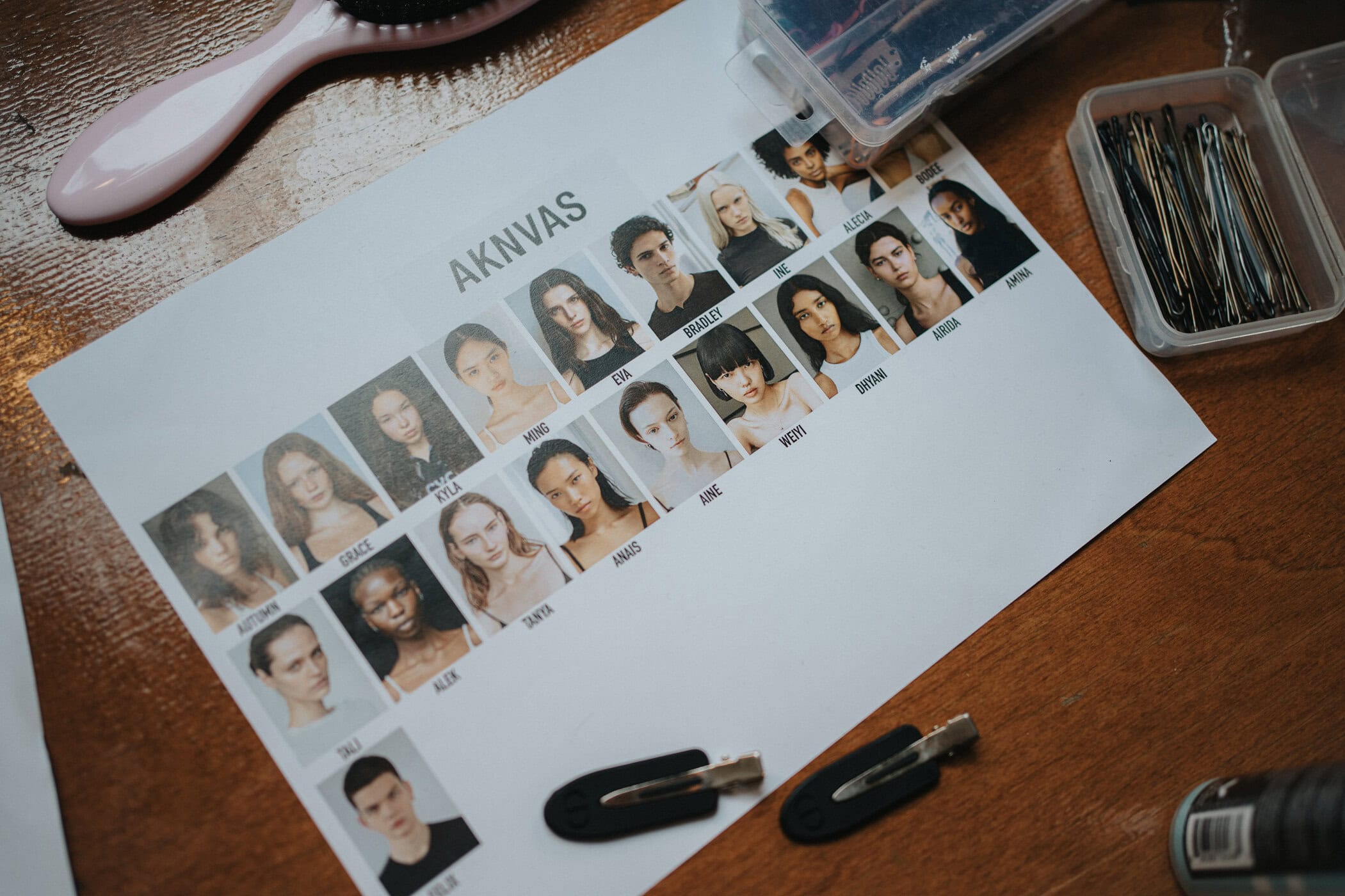 Aknvas Spring 2027 Fashion Show Backstage