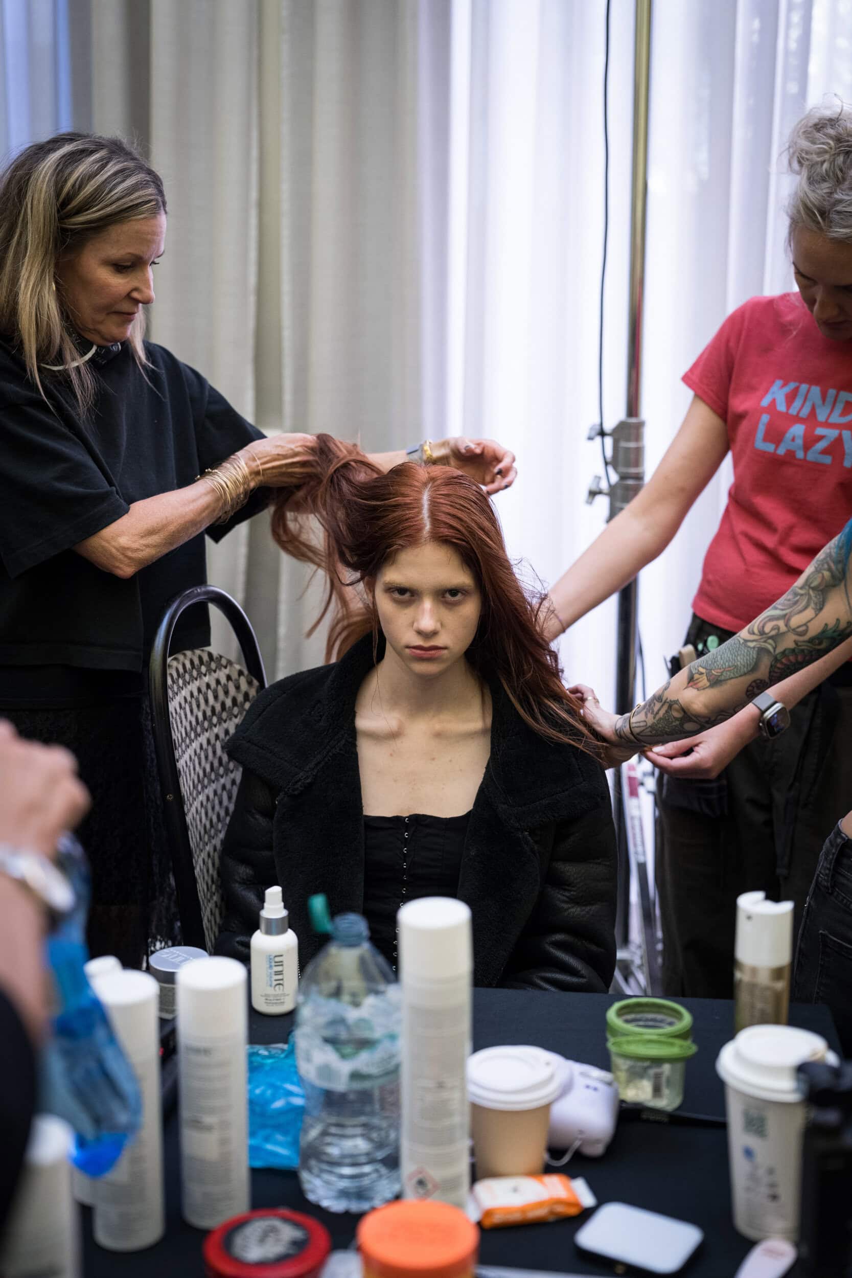 Marques Almeida Spring 2027 Fashion Show Backstage