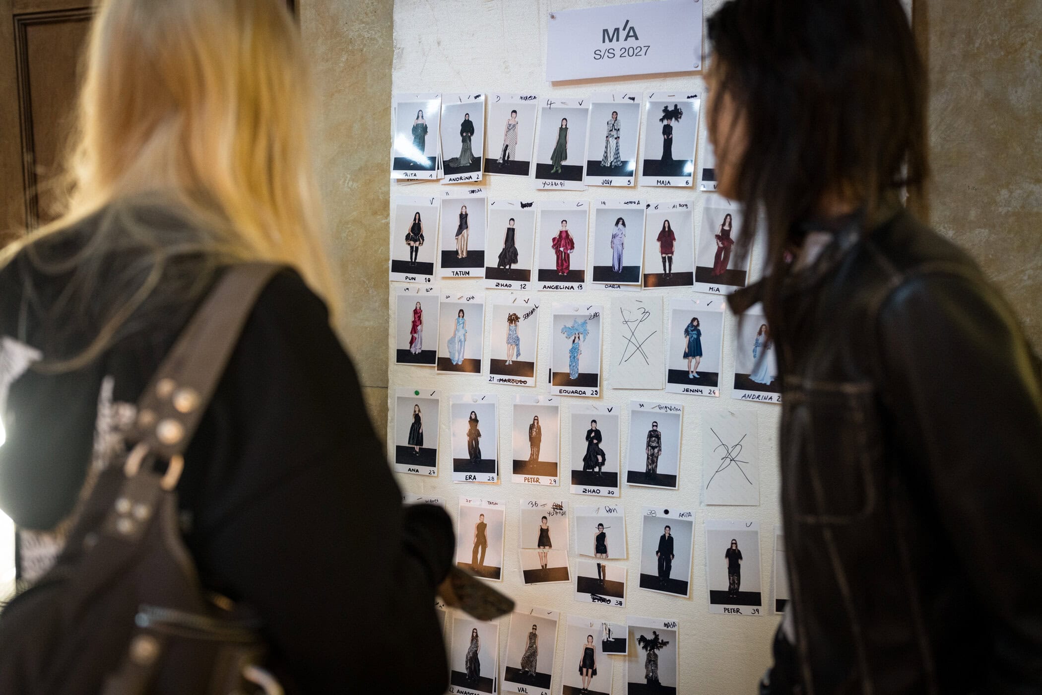 Marques Almeida Spring 2027 Fashion Show Backstage