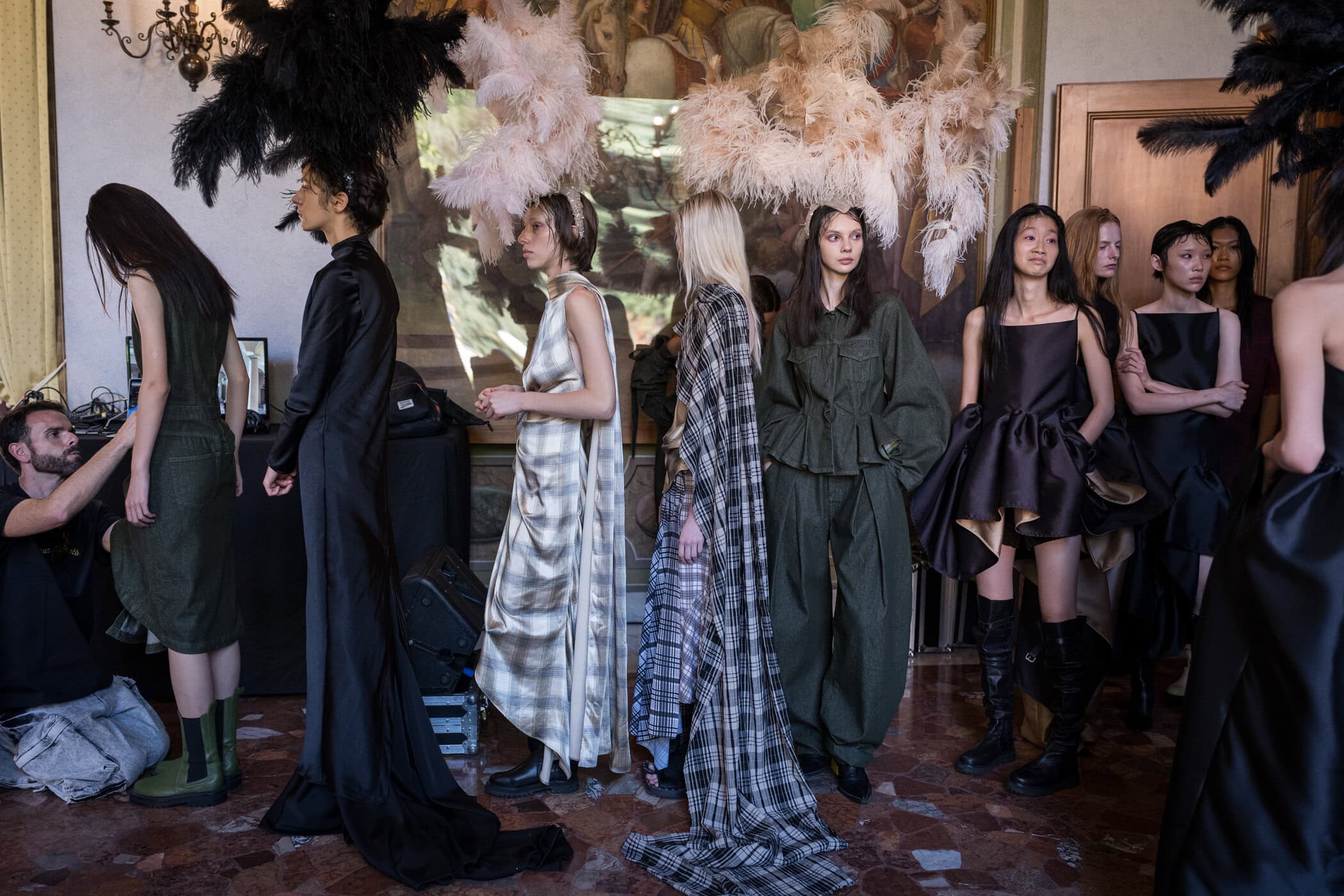 Marques Almeida Spring 2027 Fashion Show Backstage