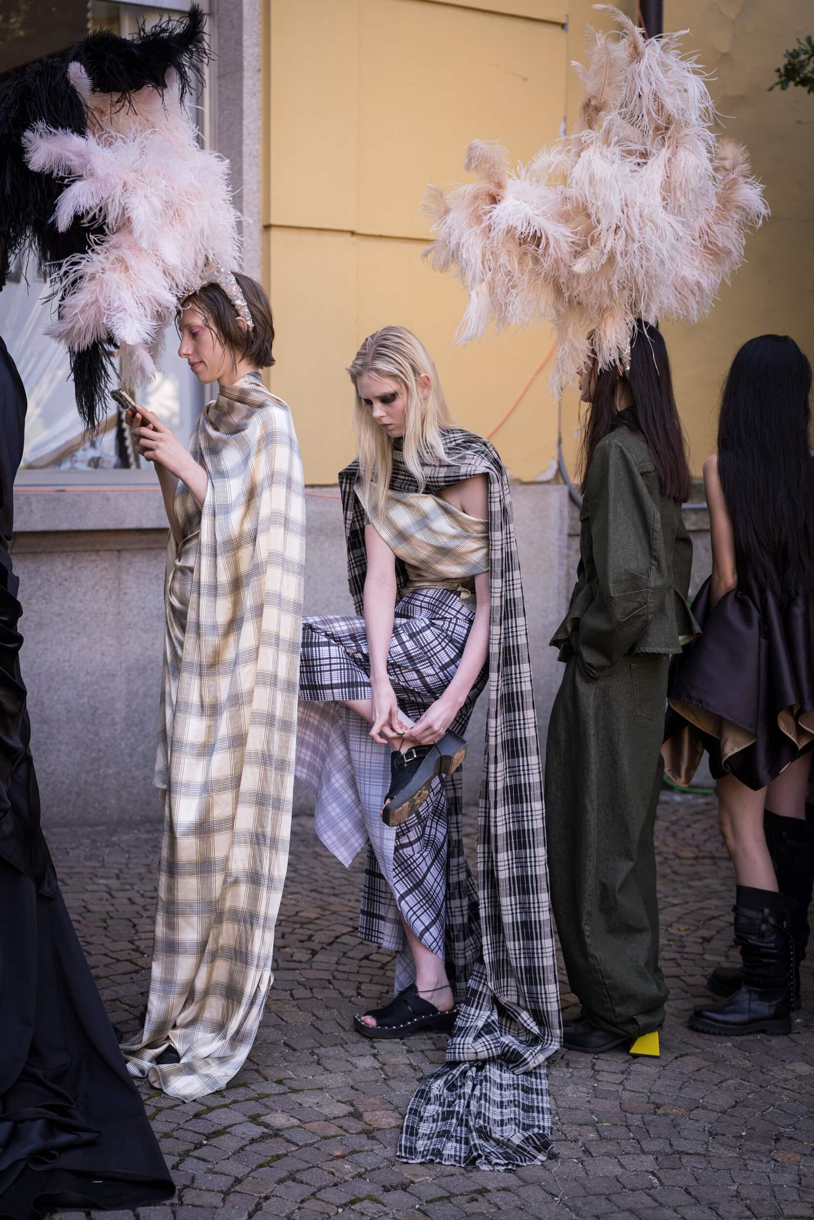 Marques Almeida Spring 2027 Fashion Show Backstage