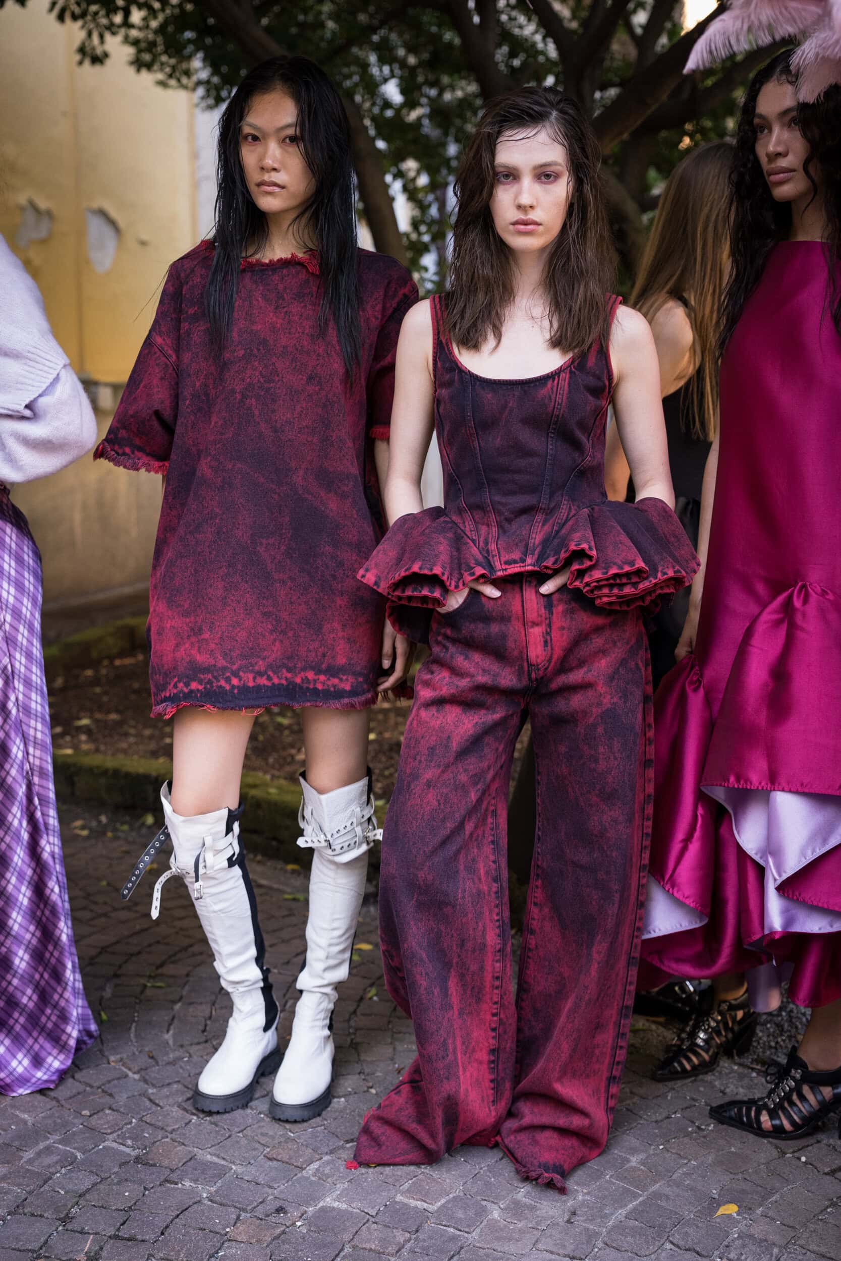Marques Almeida Spring 2027 Fashion Show Backstage