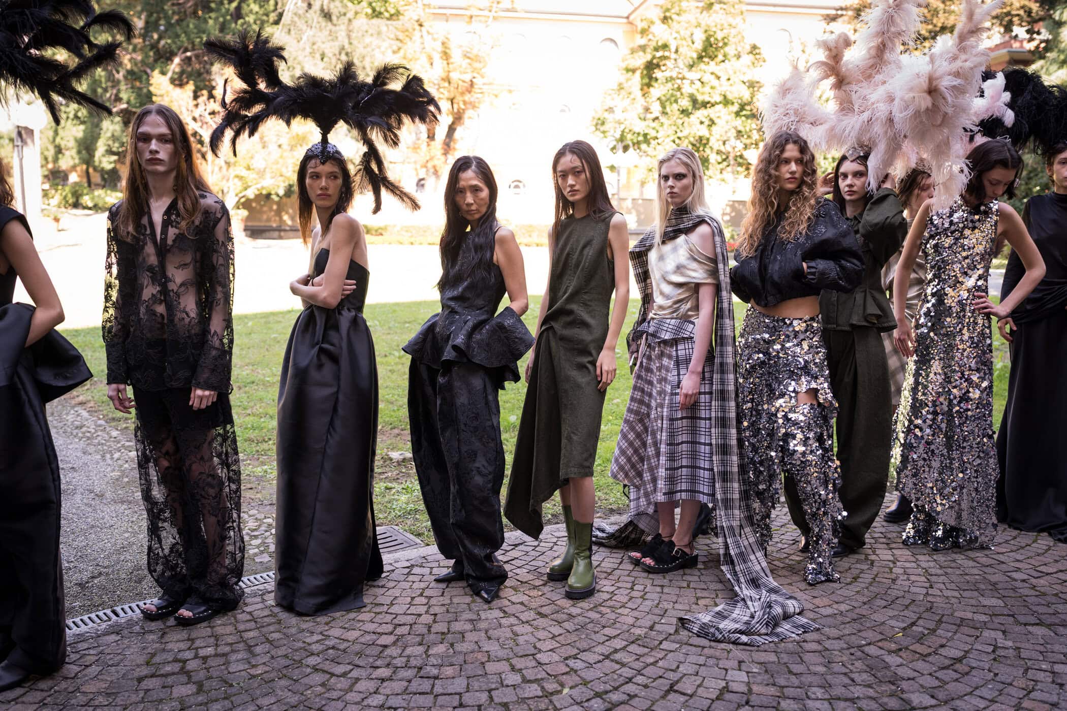 Marques Almeida Spring 2027 Fashion Show Backstage