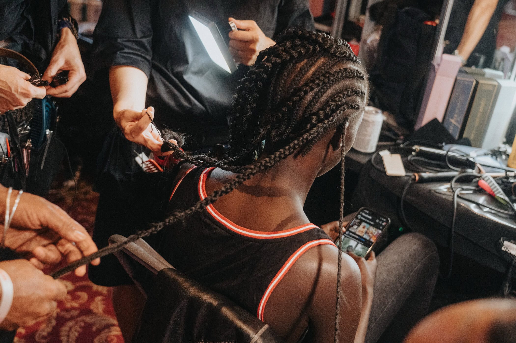 Annie S Spring 2027 Fashion Show Backstage