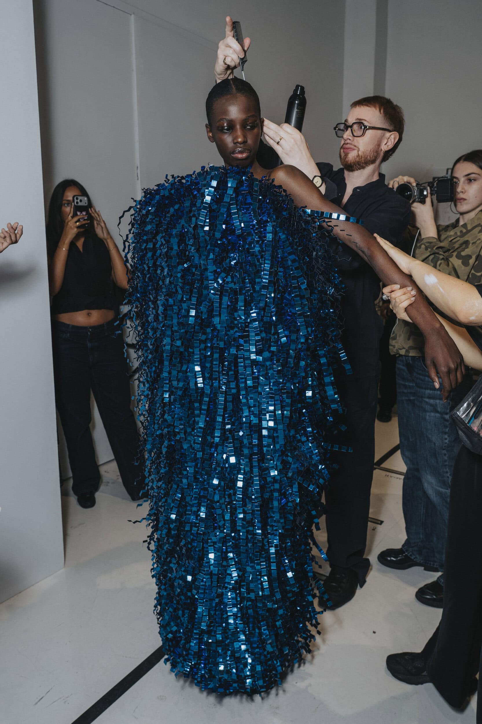Area Spring 2027 Fashion Show Backstage