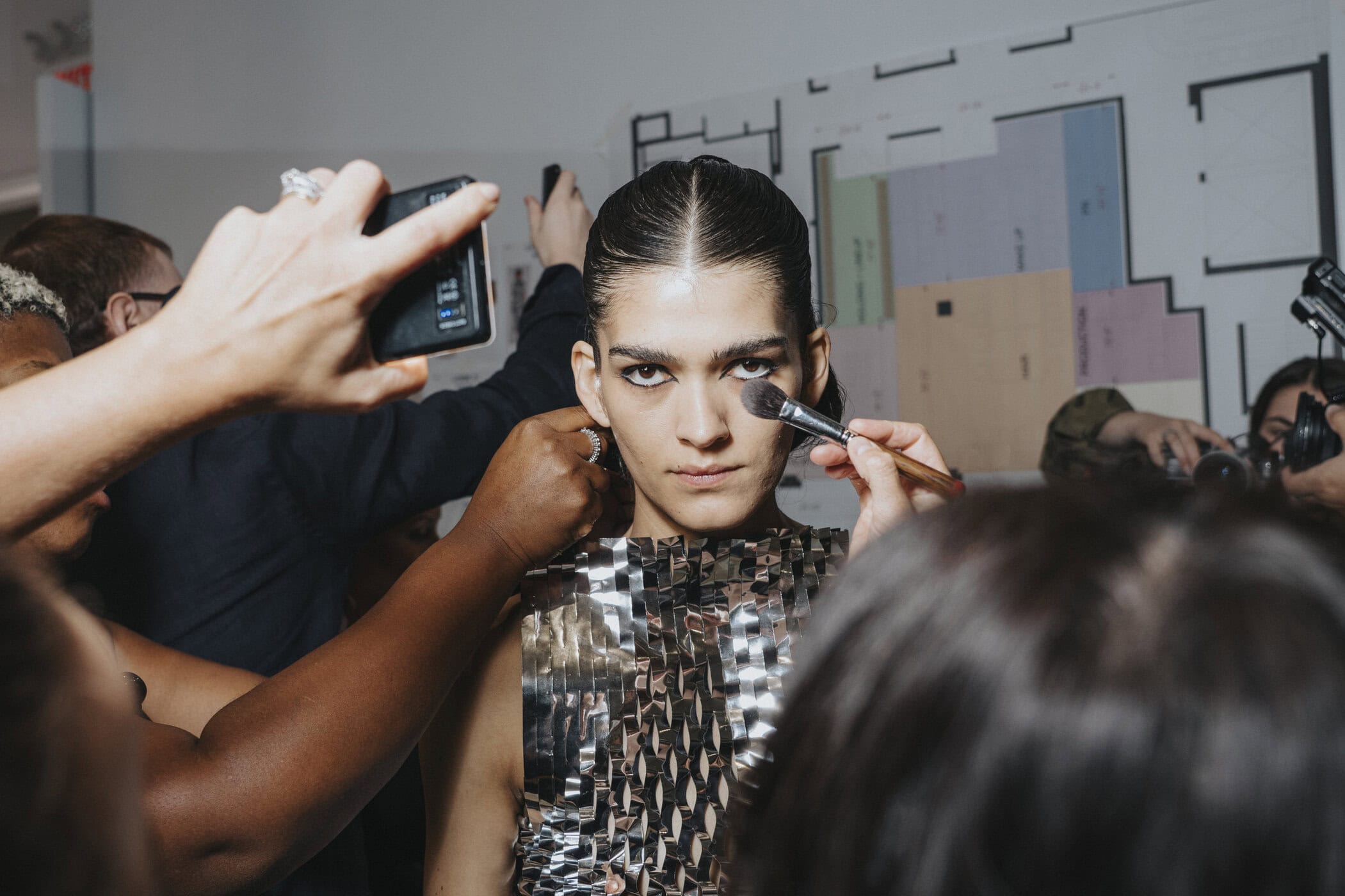 Area Spring 2027 Fashion Show Backstage