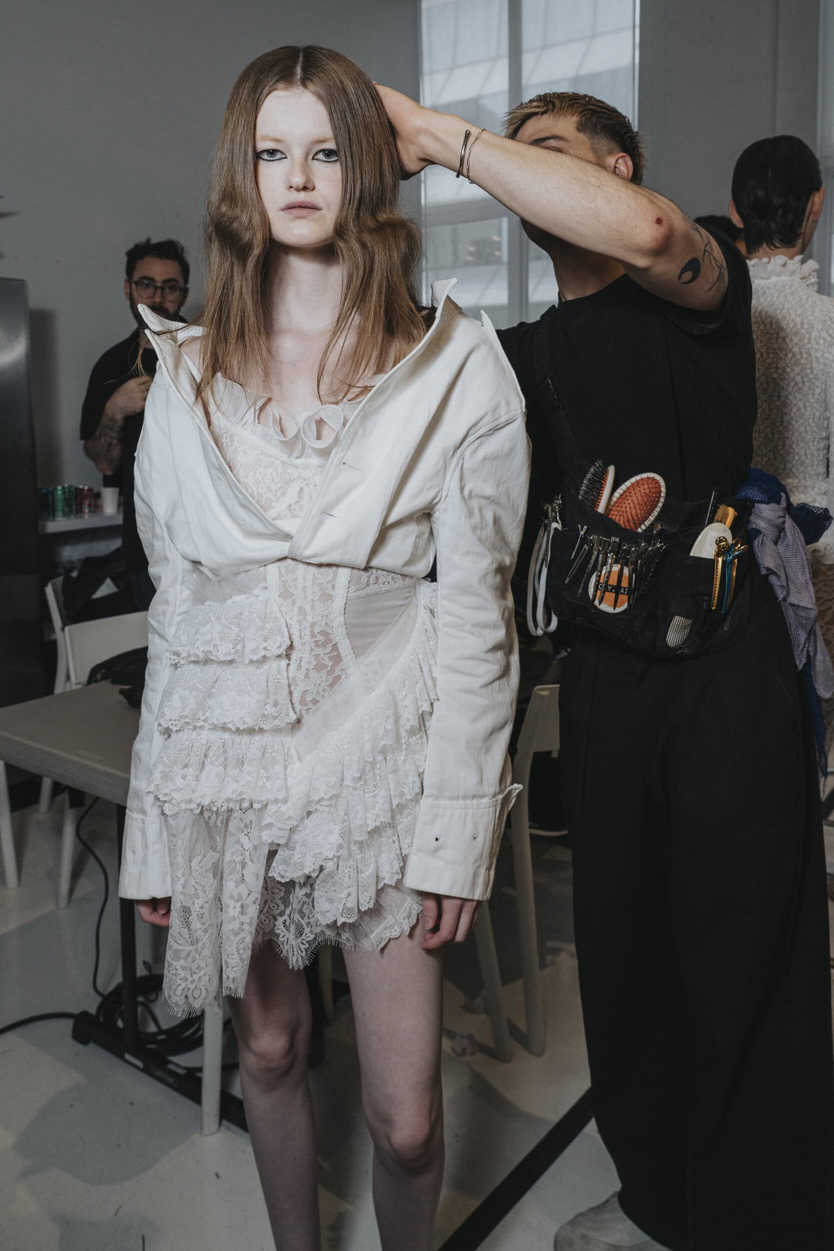 Area Spring 2027 Fashion Show Backstage