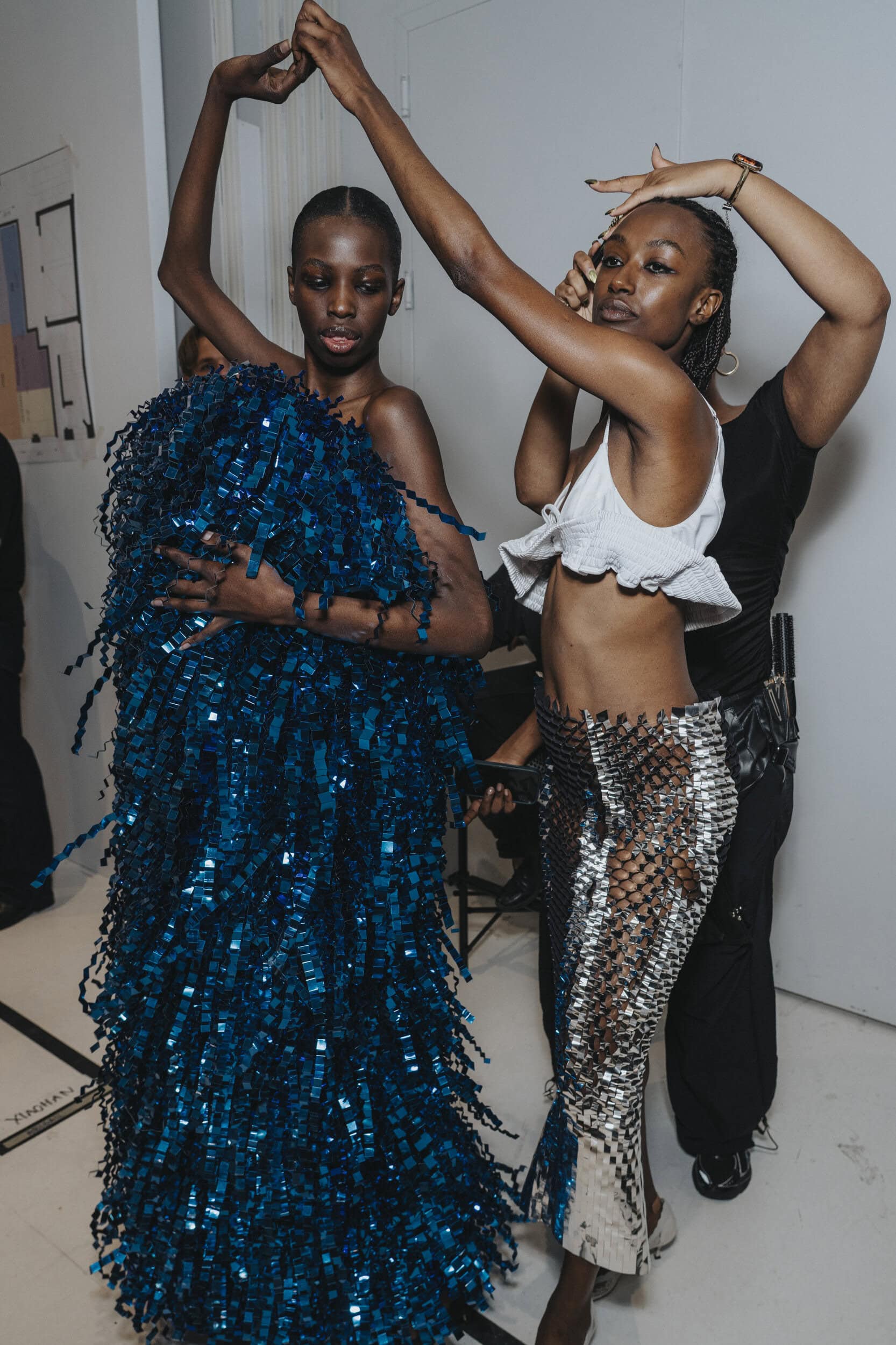Area Spring 2027 Fashion Show Backstage