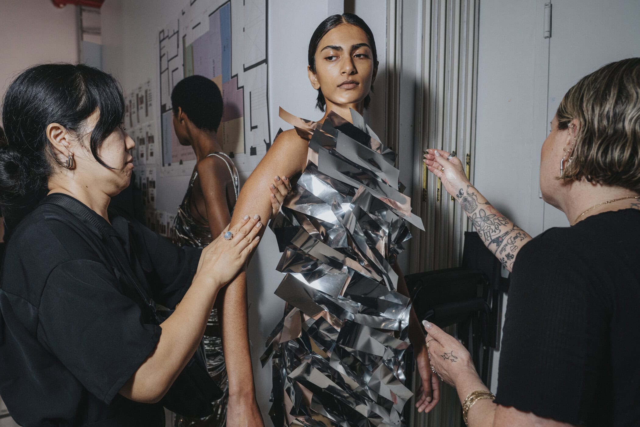 Area Spring 2027 Fashion Show Backstage