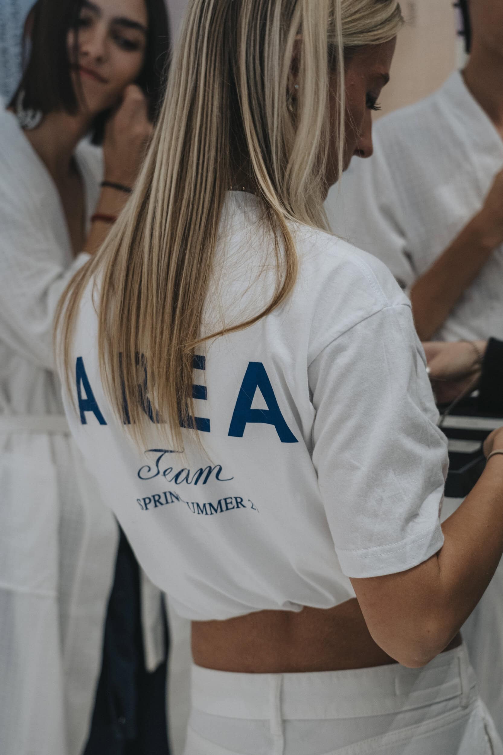Area Spring 2027 Fashion Show Backstage
