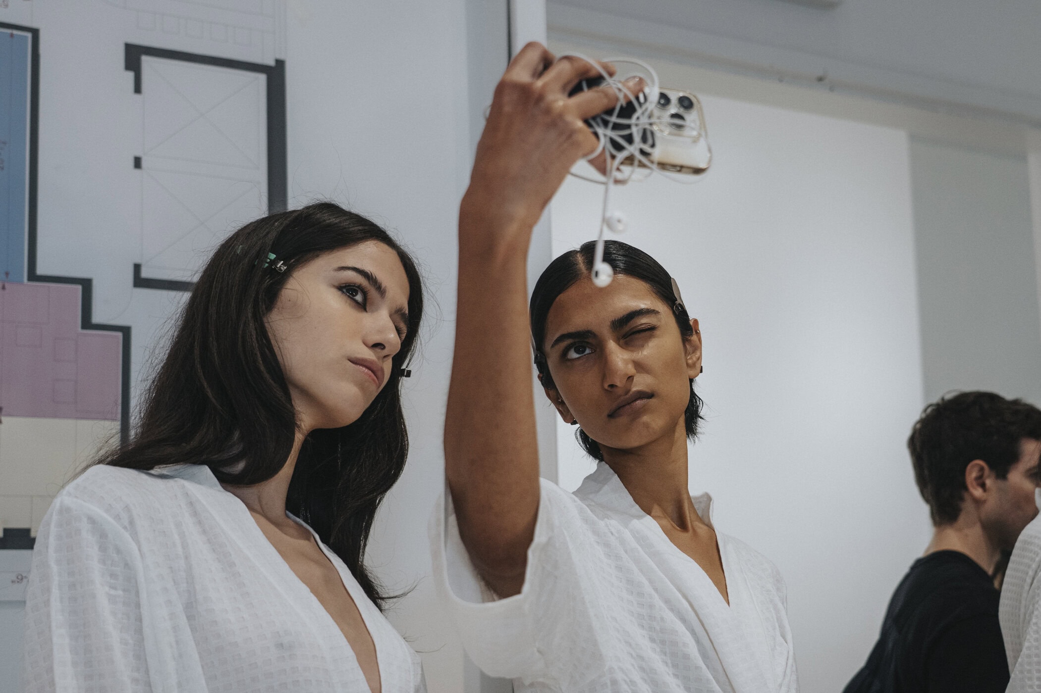 Area Spring 2027 Fashion Show Backstage