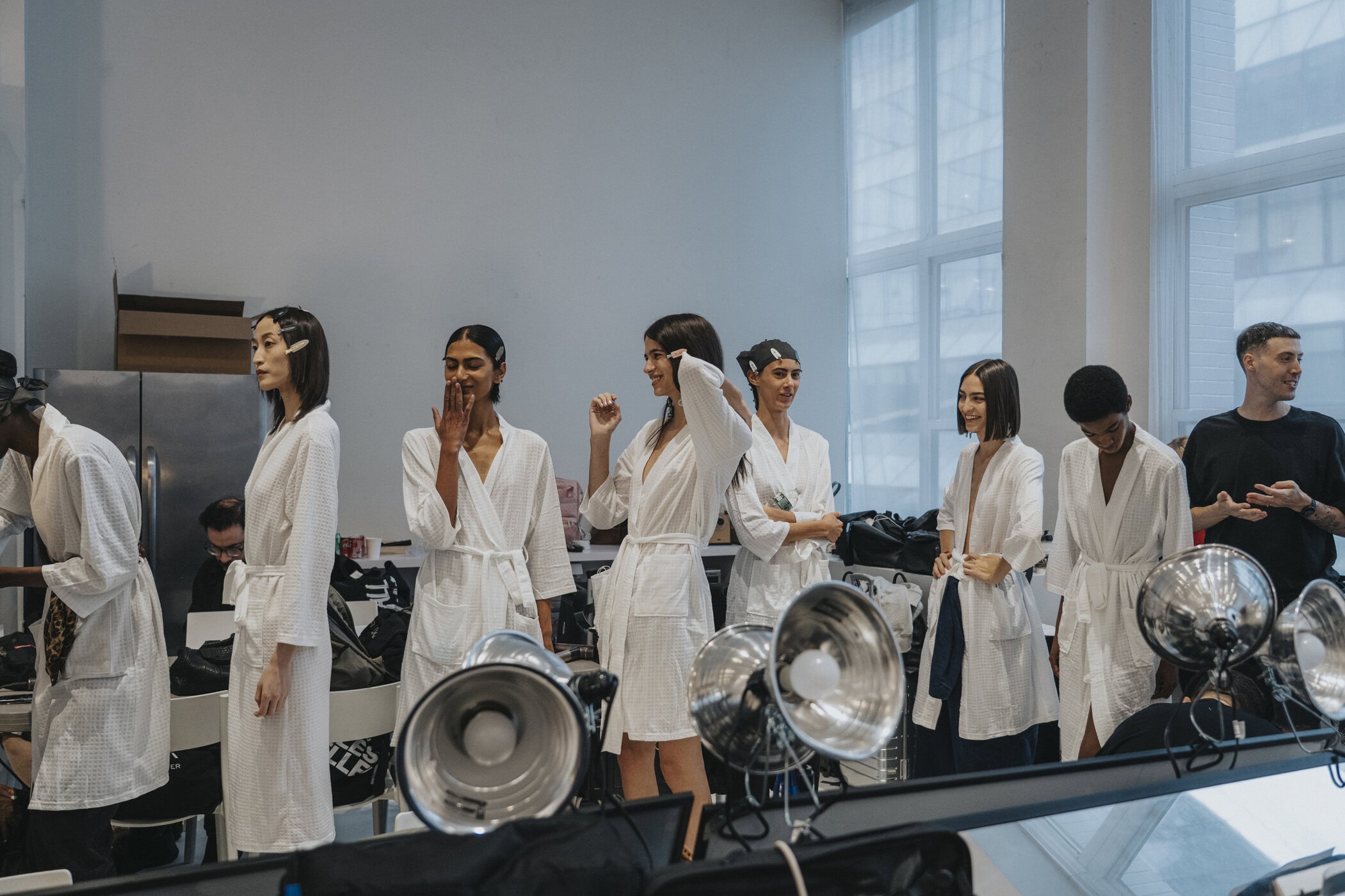 Area Spring 2027 Fashion Show Backstage