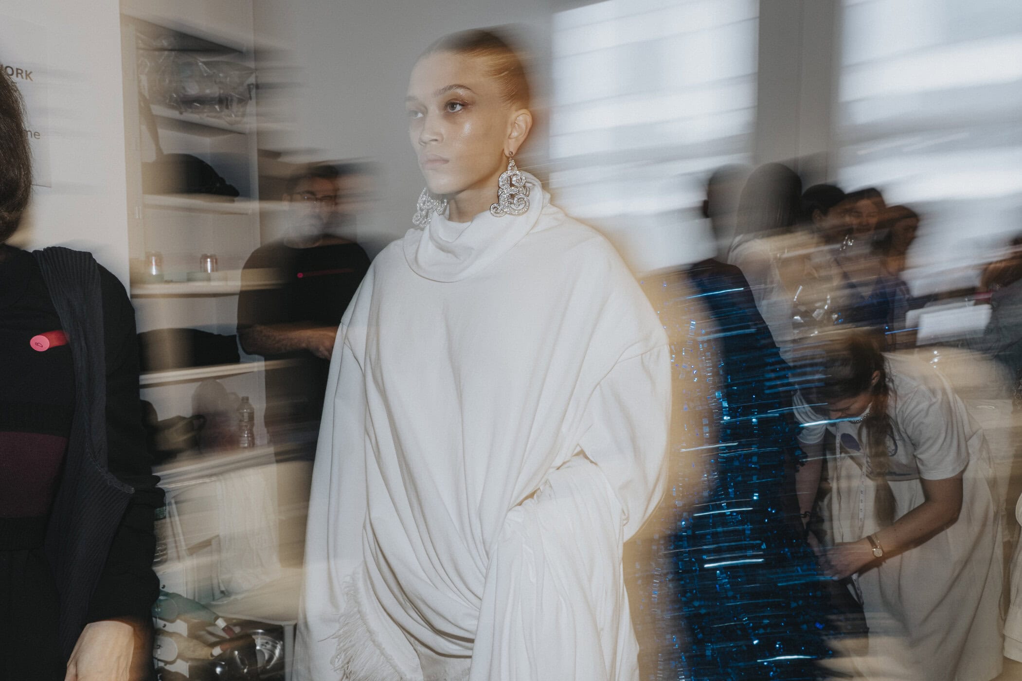 Area Spring 2027 Fashion Show Backstage
