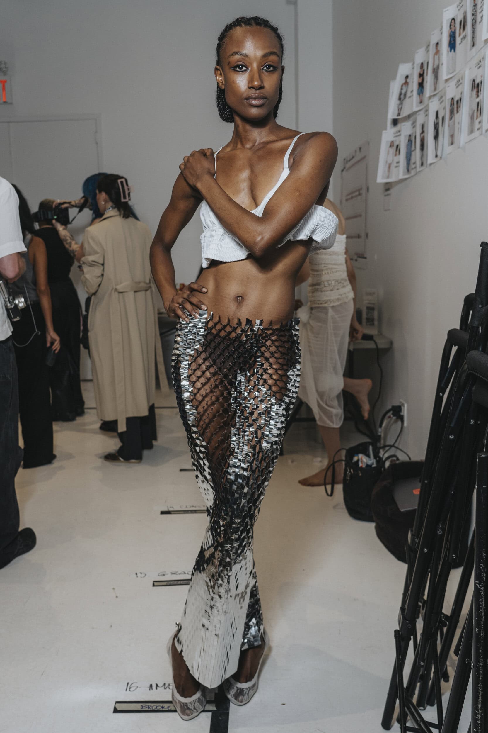 Area Spring 2027 Fashion Show Backstage