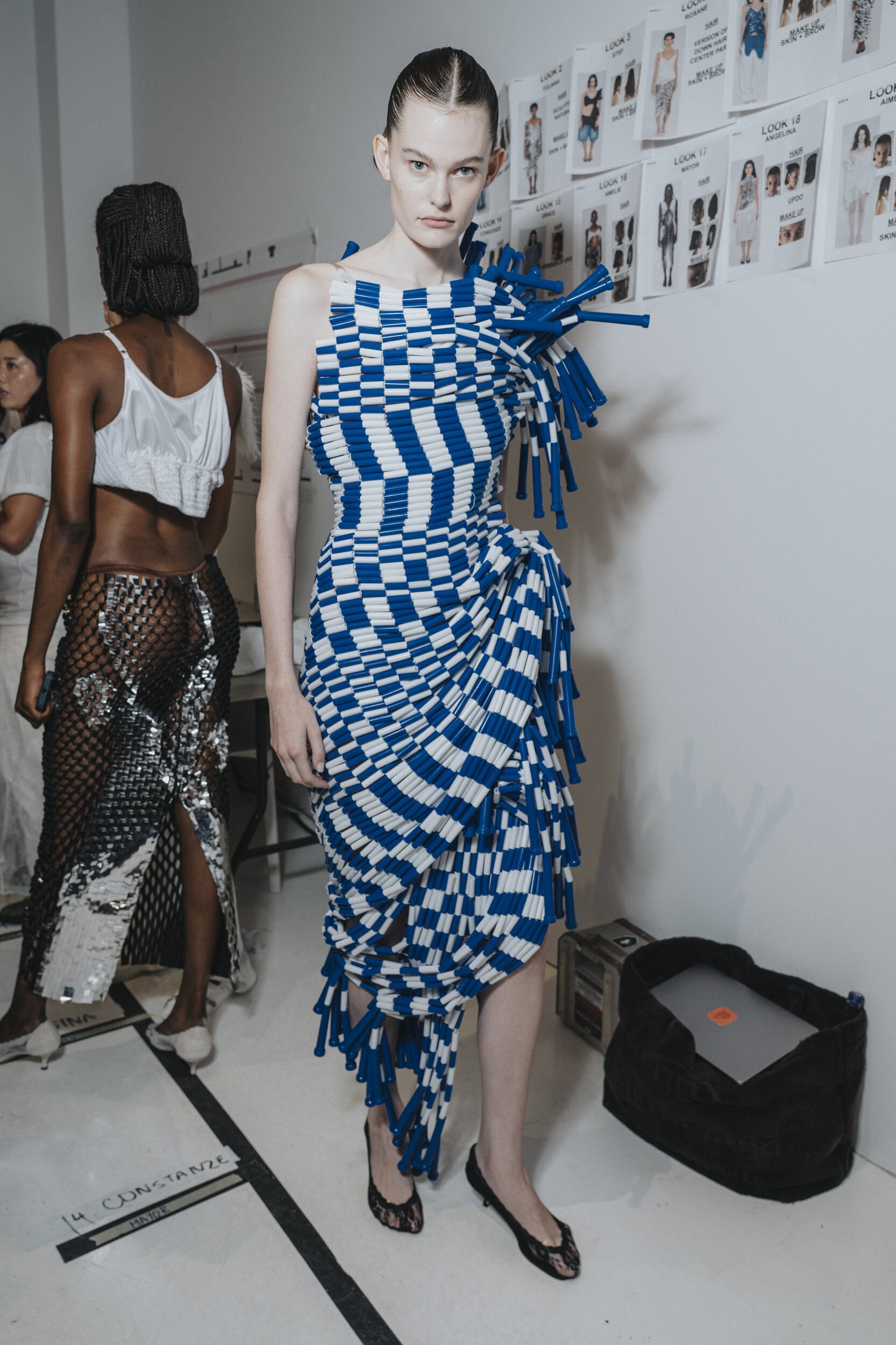 Area Spring 2027 Fashion Show Backstage