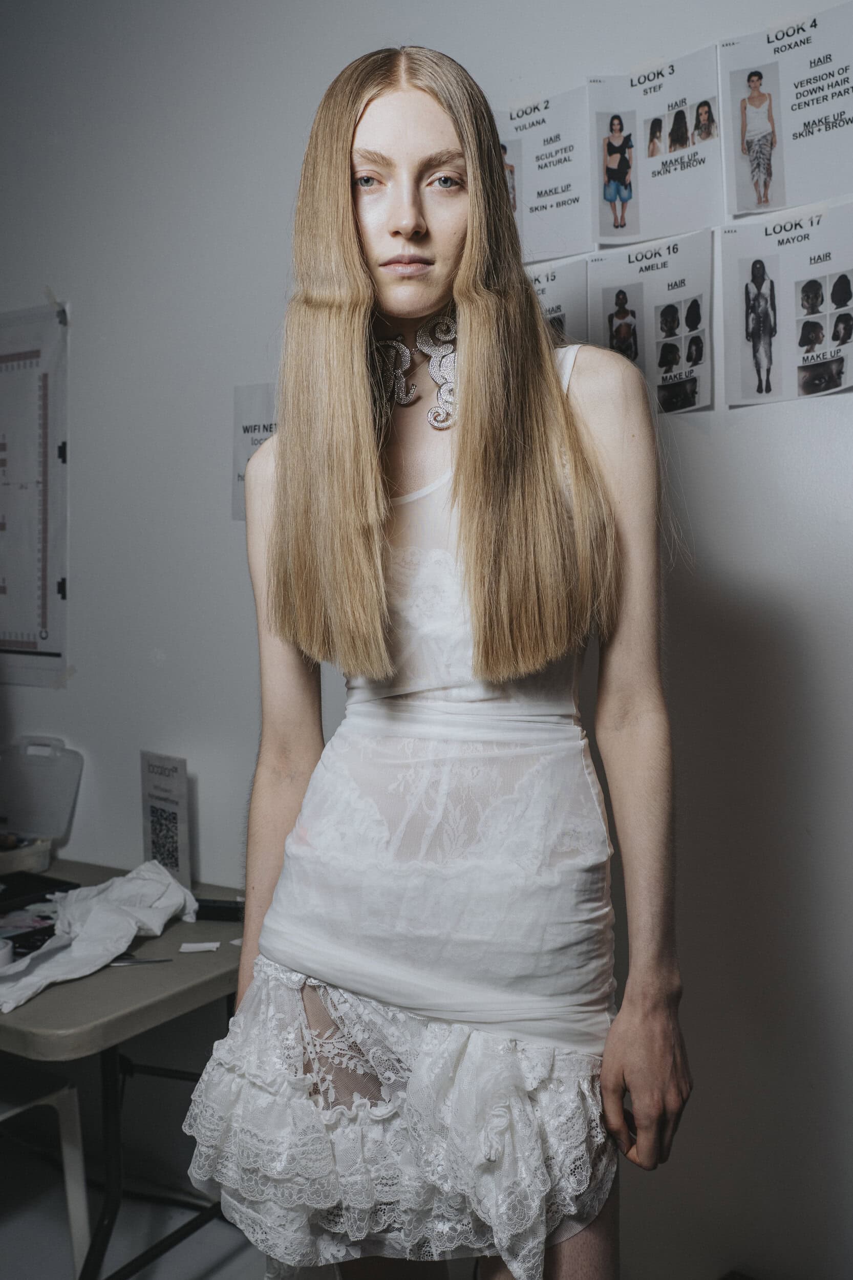 Area Spring 2027 Fashion Show Backstage
